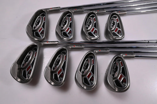 Ping G15 Irons / 4-PW+SW / Red Dot / Regular Flex Ping AWT Shafts