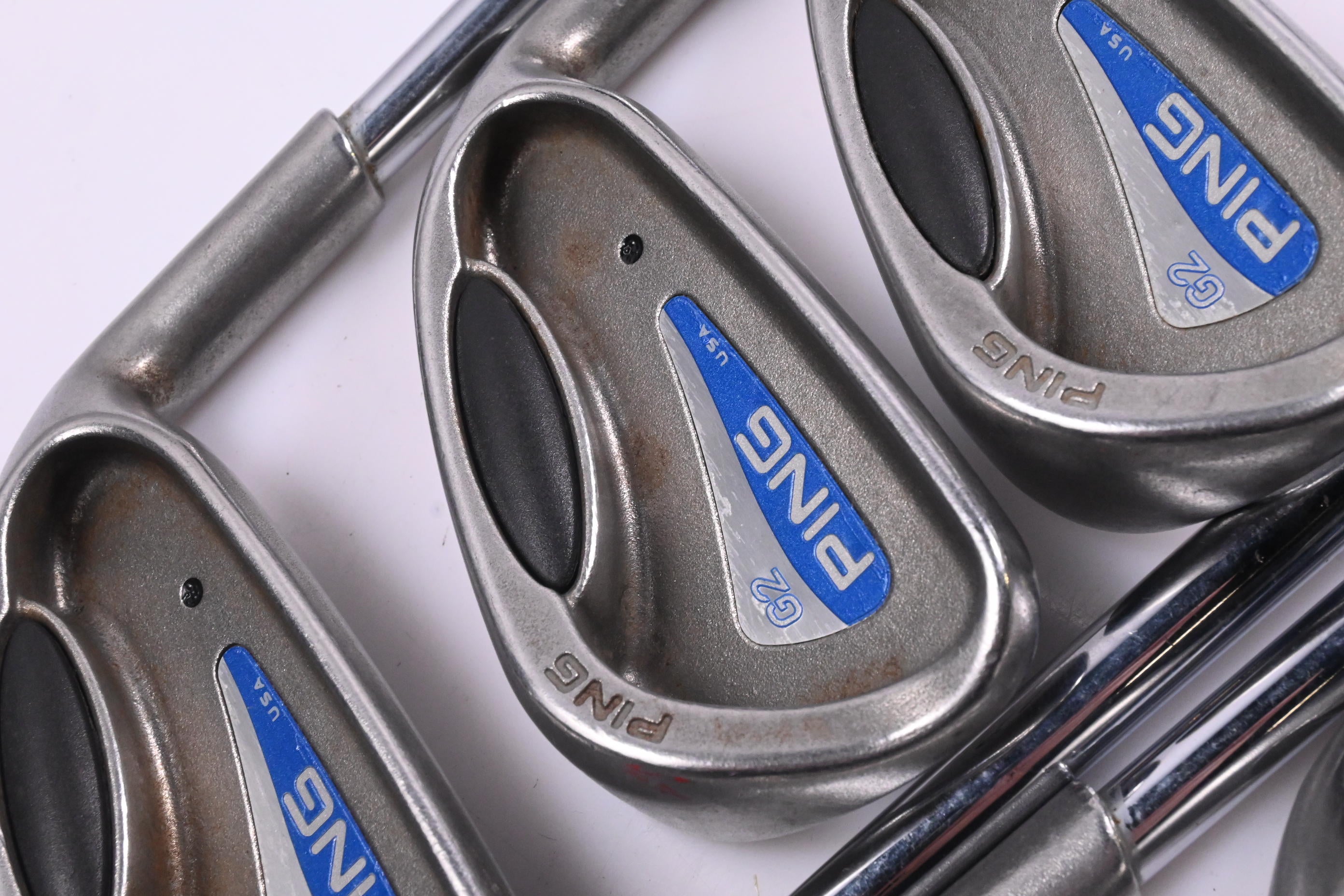Ping G2 Irons / 5-PW+SW / Black Dot / Stiff Flex Steel Shafts