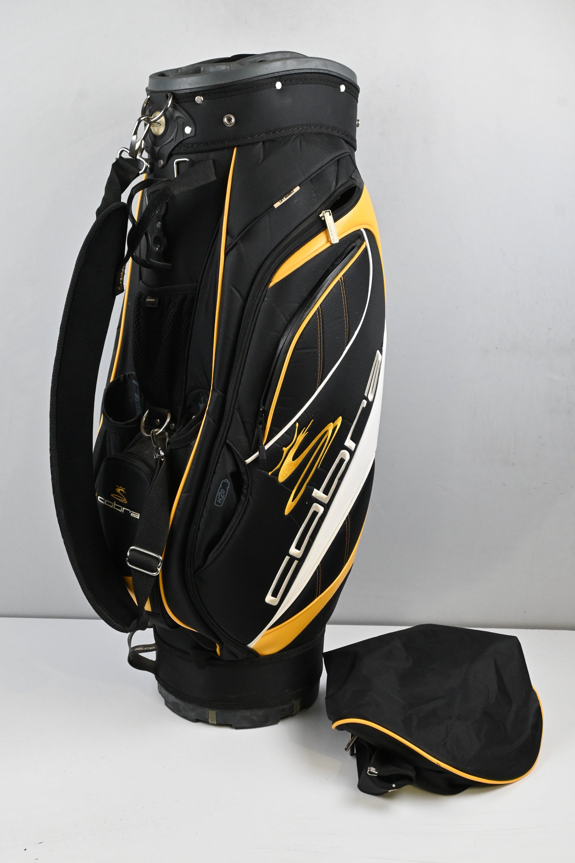Cobra Cart Bag / 14-Way Divider / Black, Yellow