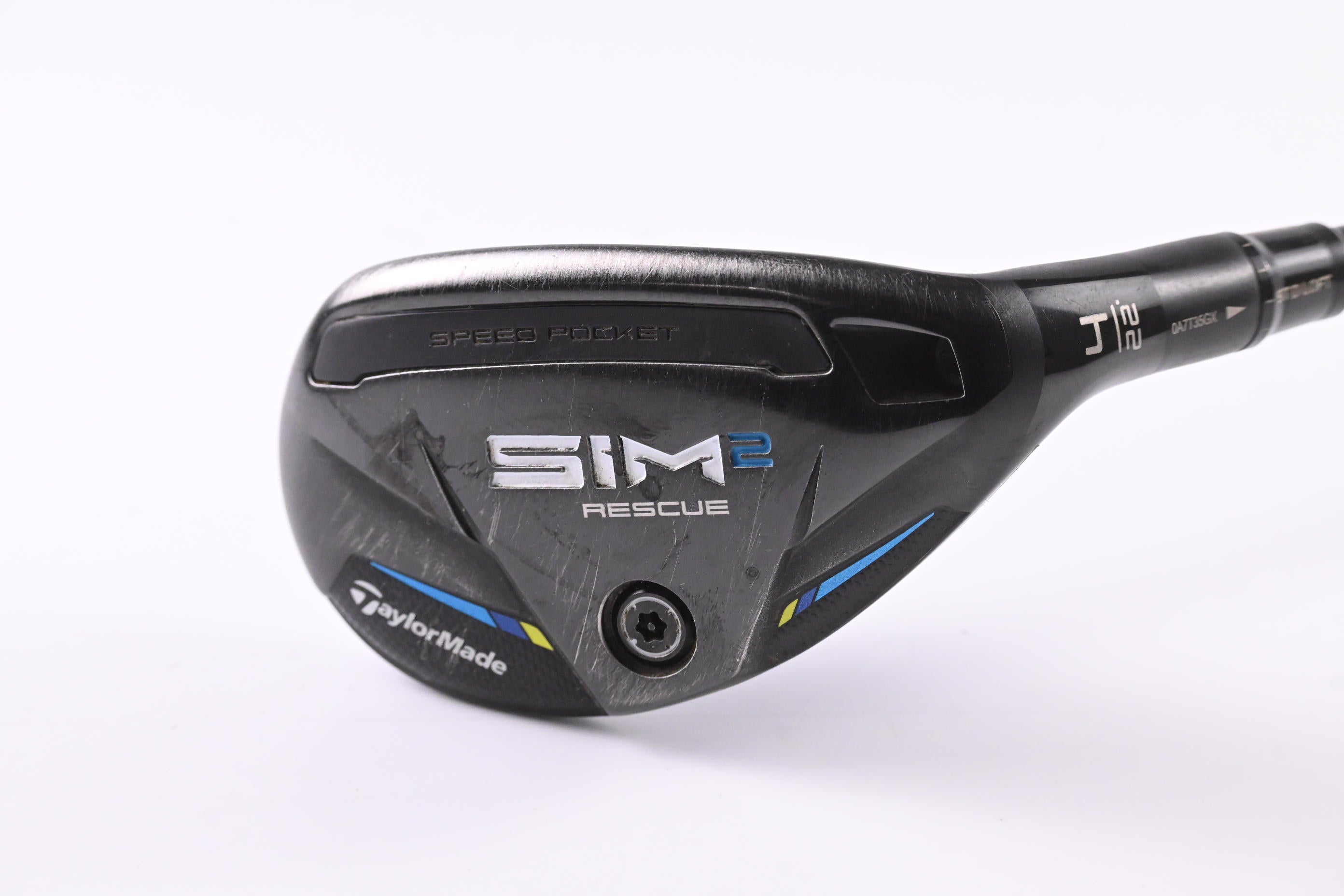 Taylormade SIM2 #4 Hybrid / 22 Degree / Regular Flex Tensei AV Raw Blue 70