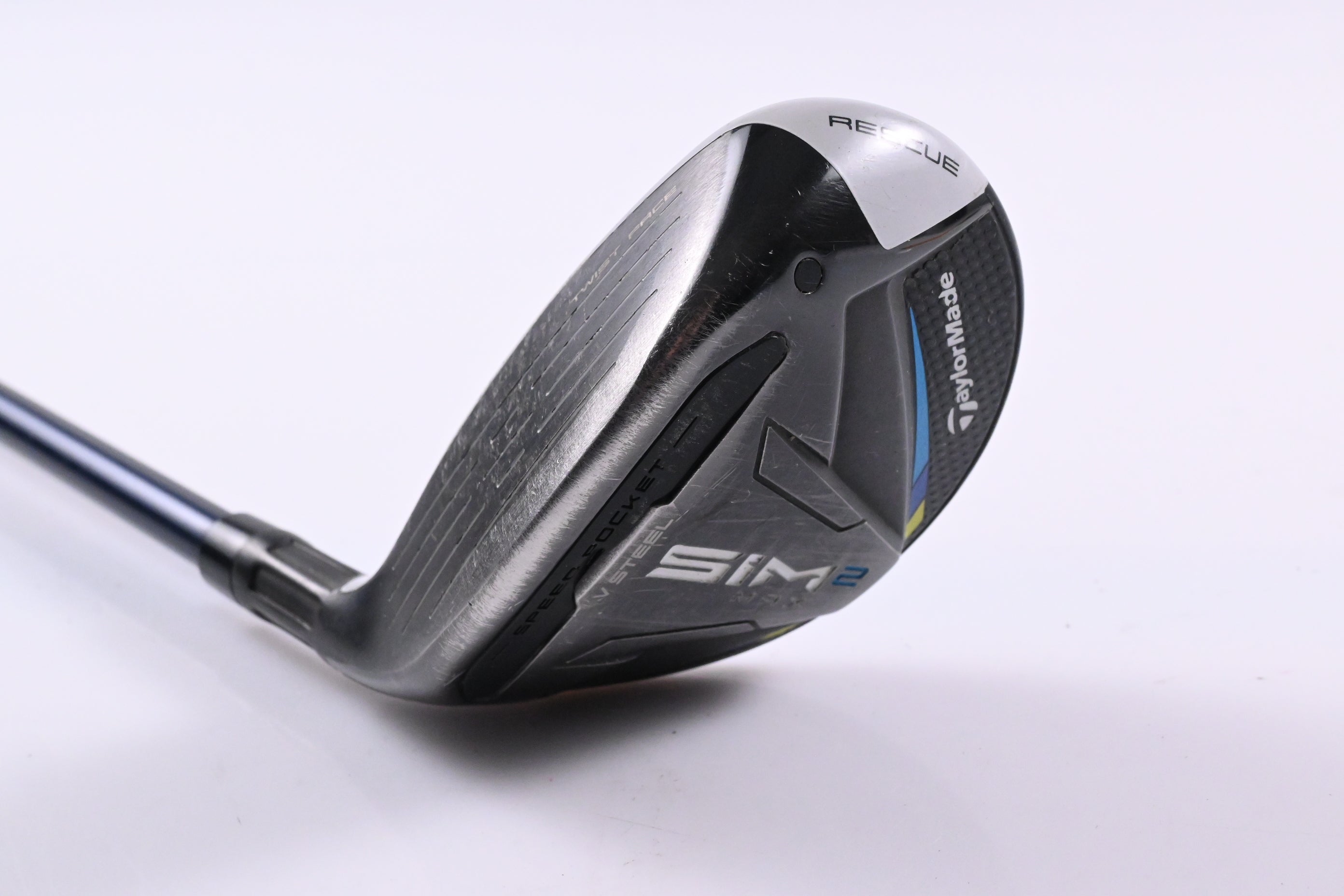 Left Hand Taylormade SIM2 Max #3 Hybrid / 19 Degree / Regular Flex Ventus Blue 6