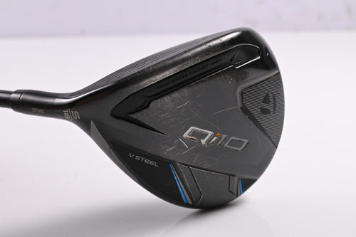 Left Hand Taylormade Qi10 #5 Wood / 18 Degree / Stiff Flex Ventus TR Blue 6