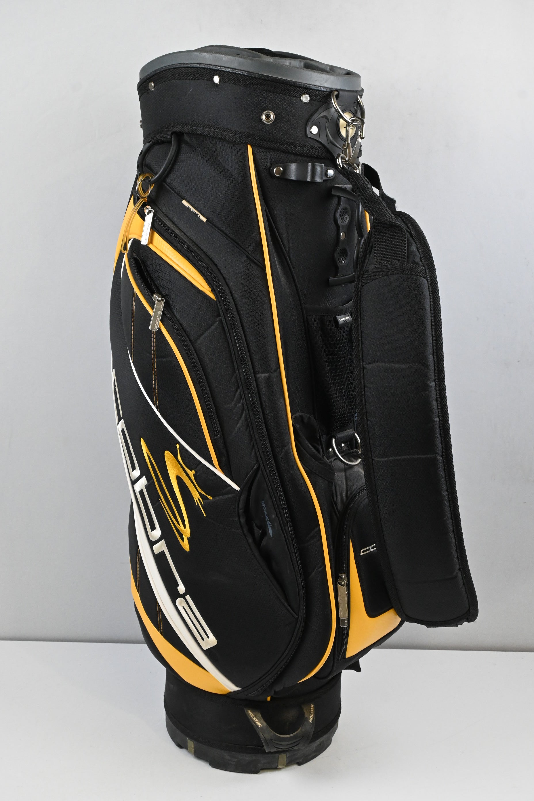 Cobra Cart Bag / 14-Way Divider / Black, Yellow