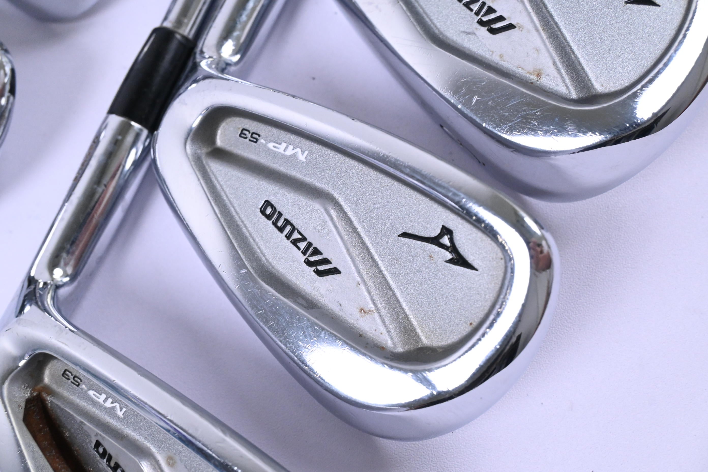 Mizuno MP-53 Irons / 4-PW / Regular Plus Flex Project X Rifle Shafts