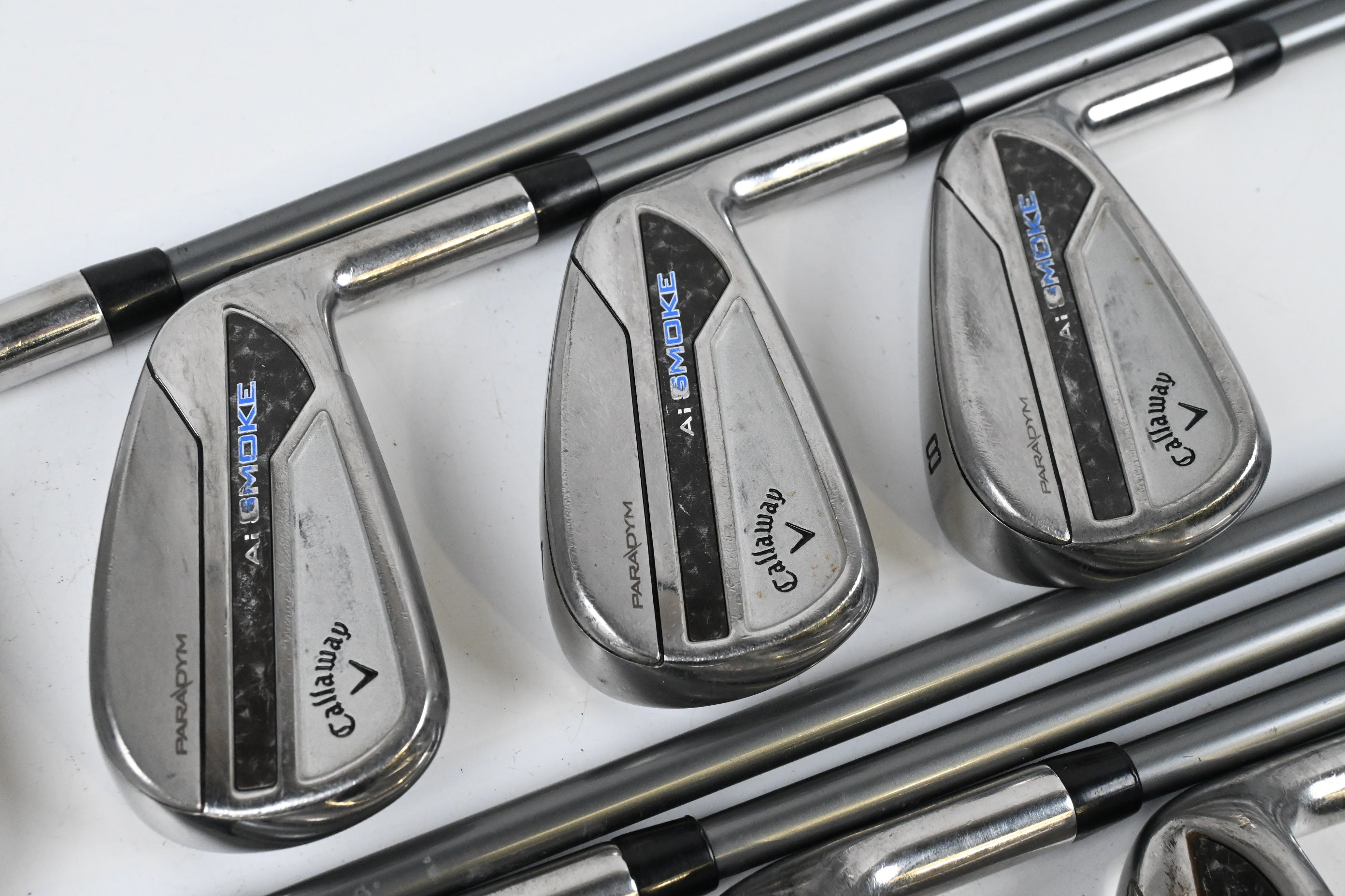 Callaway Paradym Ai Smoke Irons / 5-PW+GW+SW / Regular Flex HZRDUS Silver 65