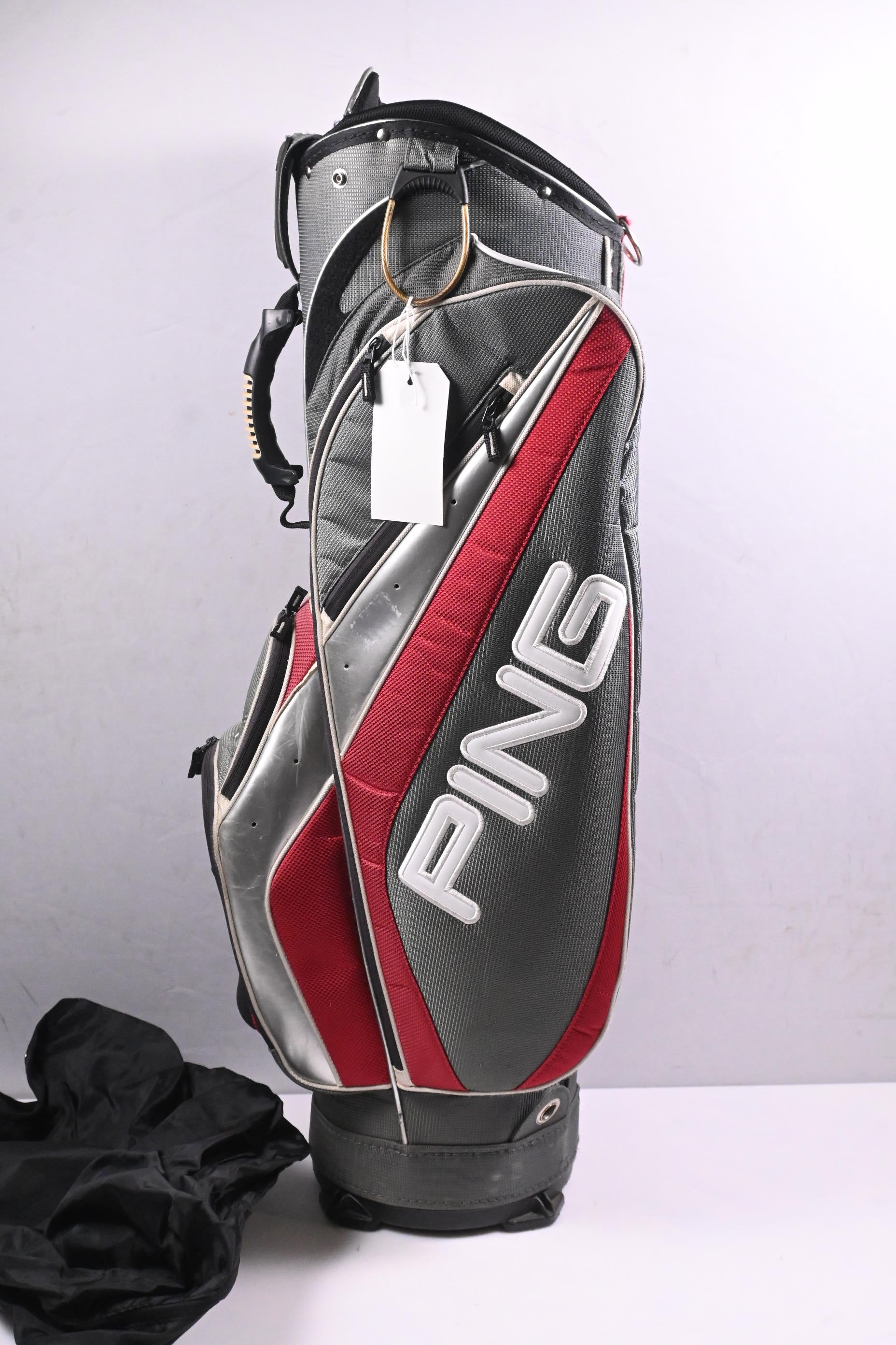 Ping Outlander Cart Bag / 10-Way Divider / Red & Grey