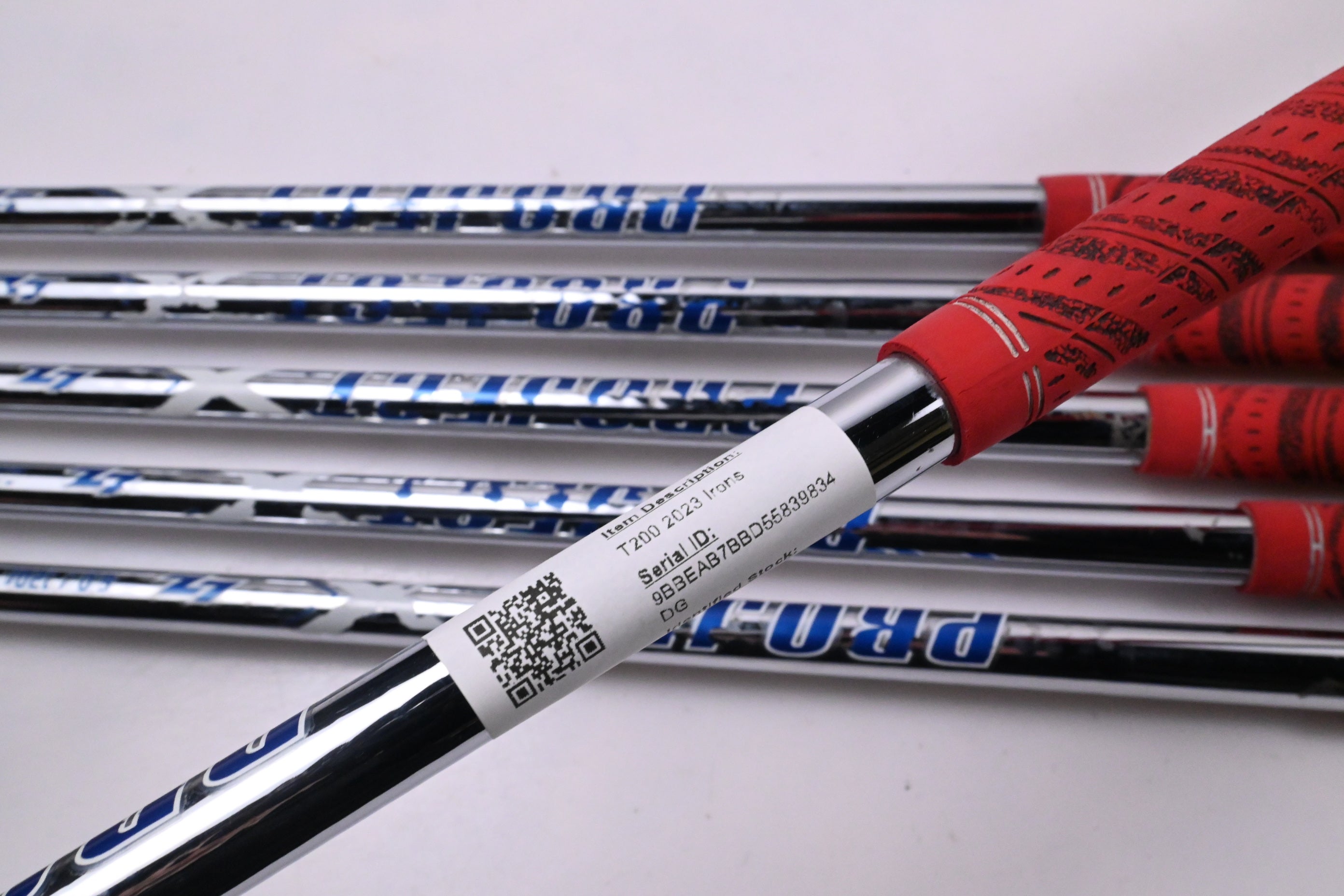 Titleist T200 2023 Irons / 5-PW / Stiff Flex Project X LZ 120 Shafts