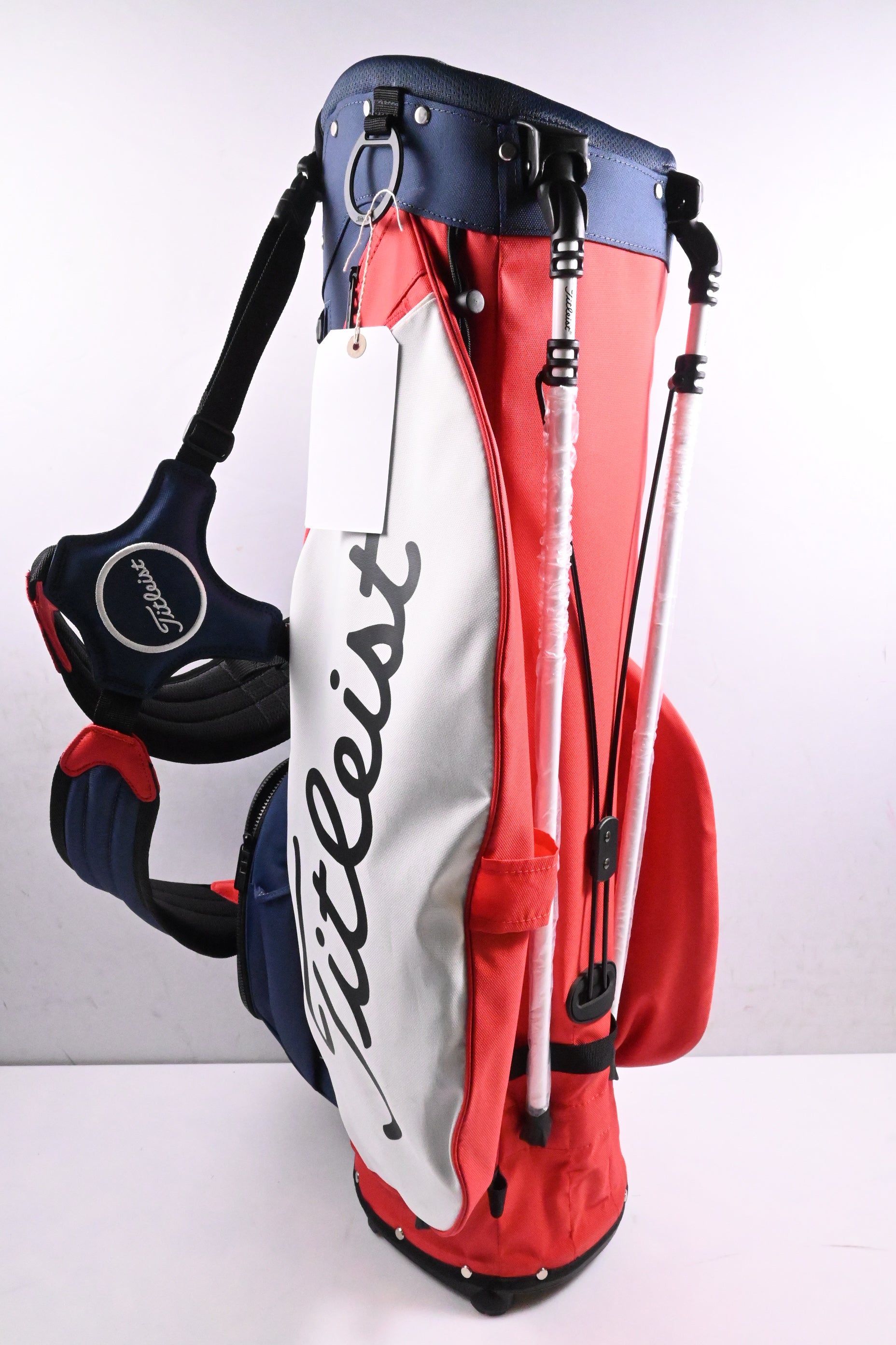 Titleist Players 5 Stand Bag / 5-Way Divider / Blue, White, Red