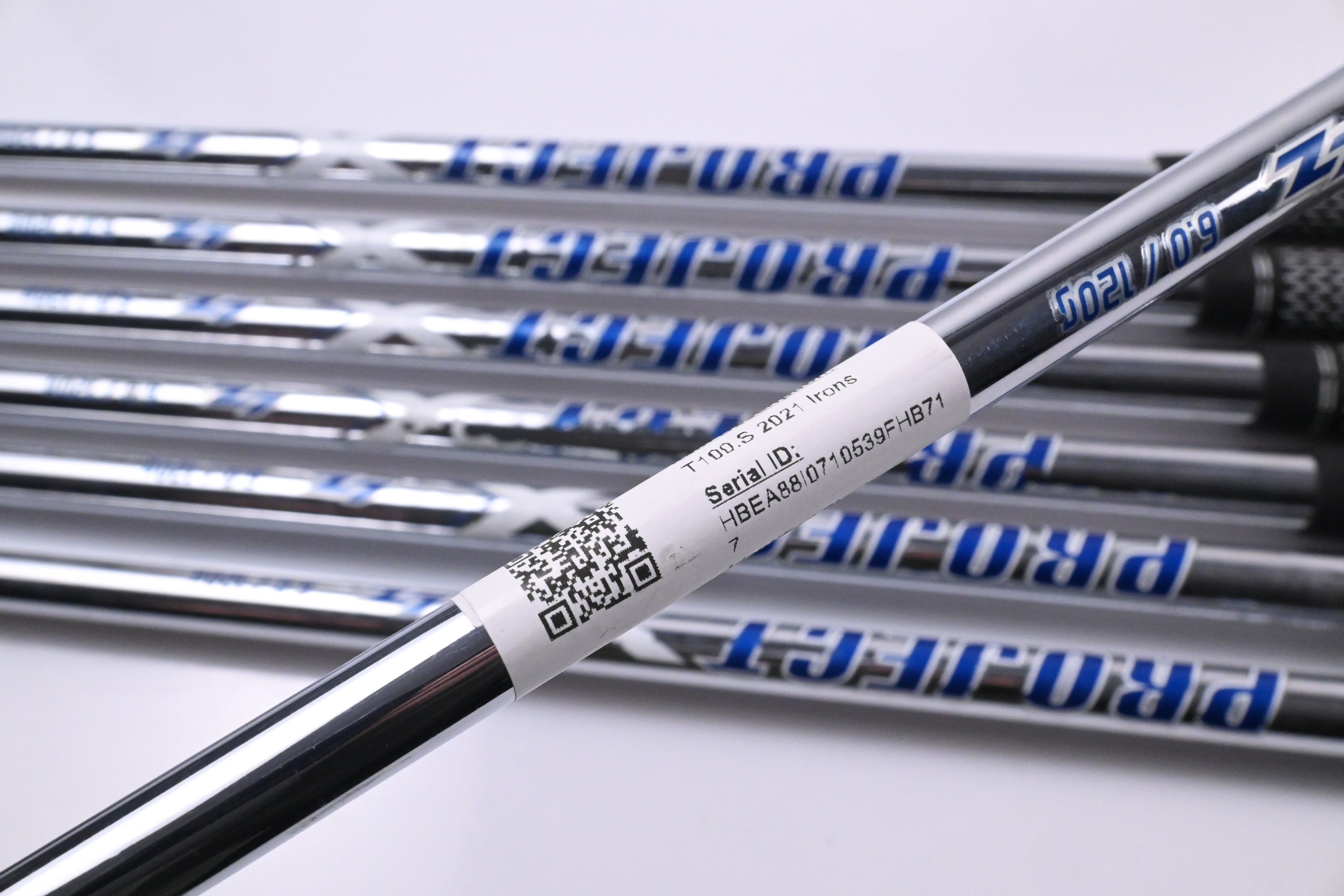 Titleist T100.S 2021 Irons / 4-PW / Stiff Flex Project X LZ 120 Shafts