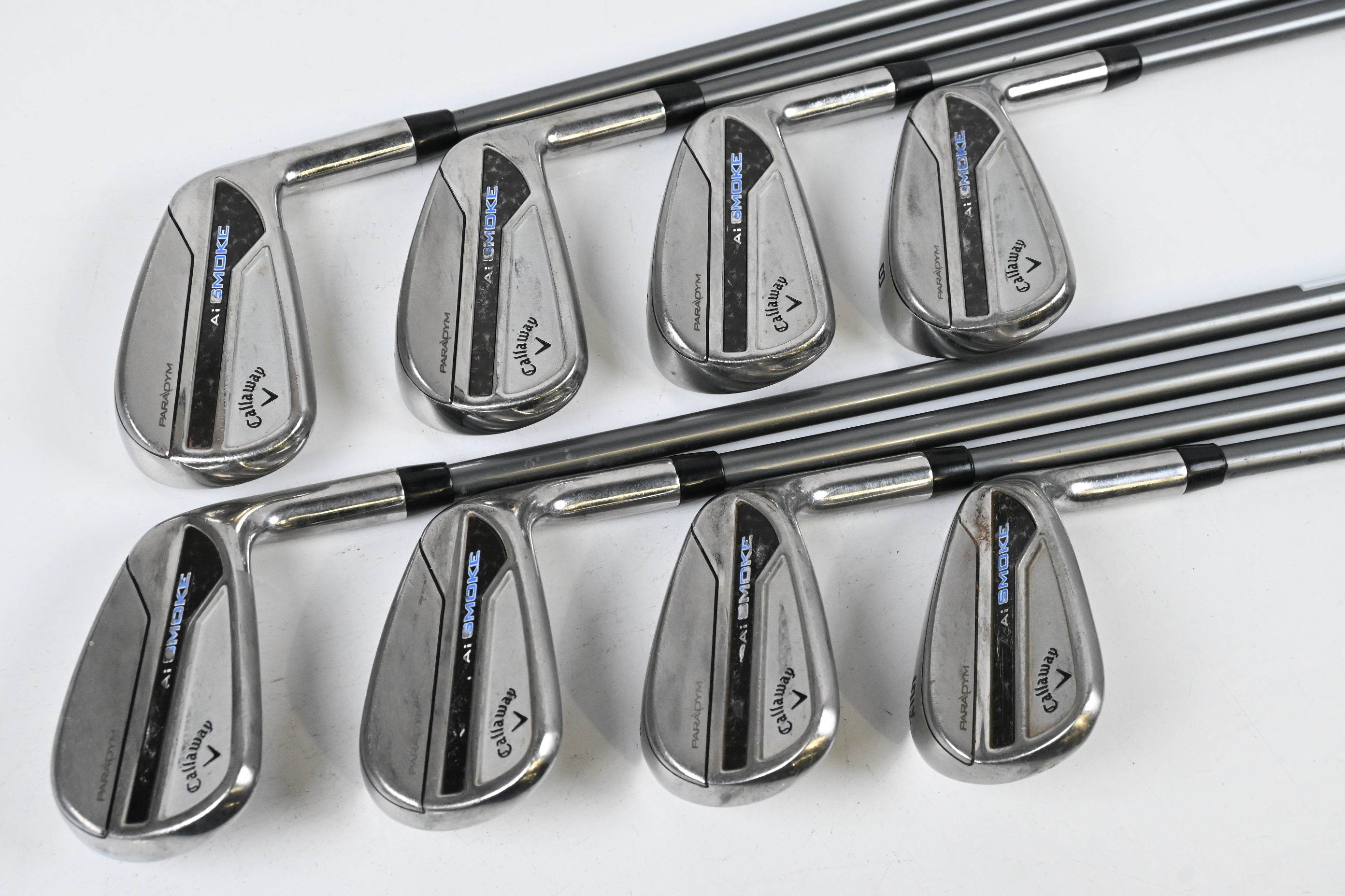 Callaway Paradym Ai Smoke Irons / 5-PW+GW+SW / Regular Flex HZRDUS Silver 65