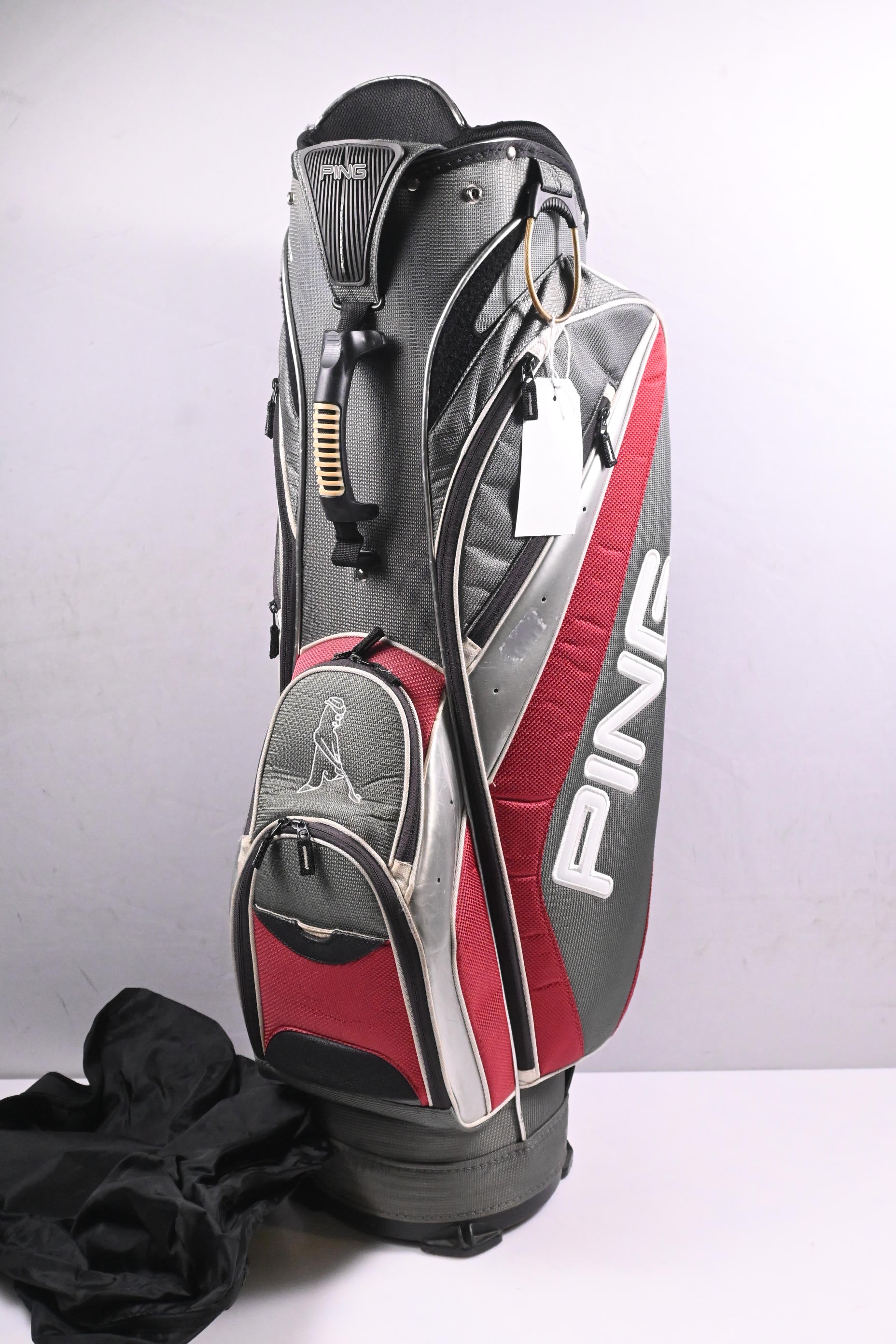 Ping Outlander Cart Bag / 10-Way Divider / Red & Grey