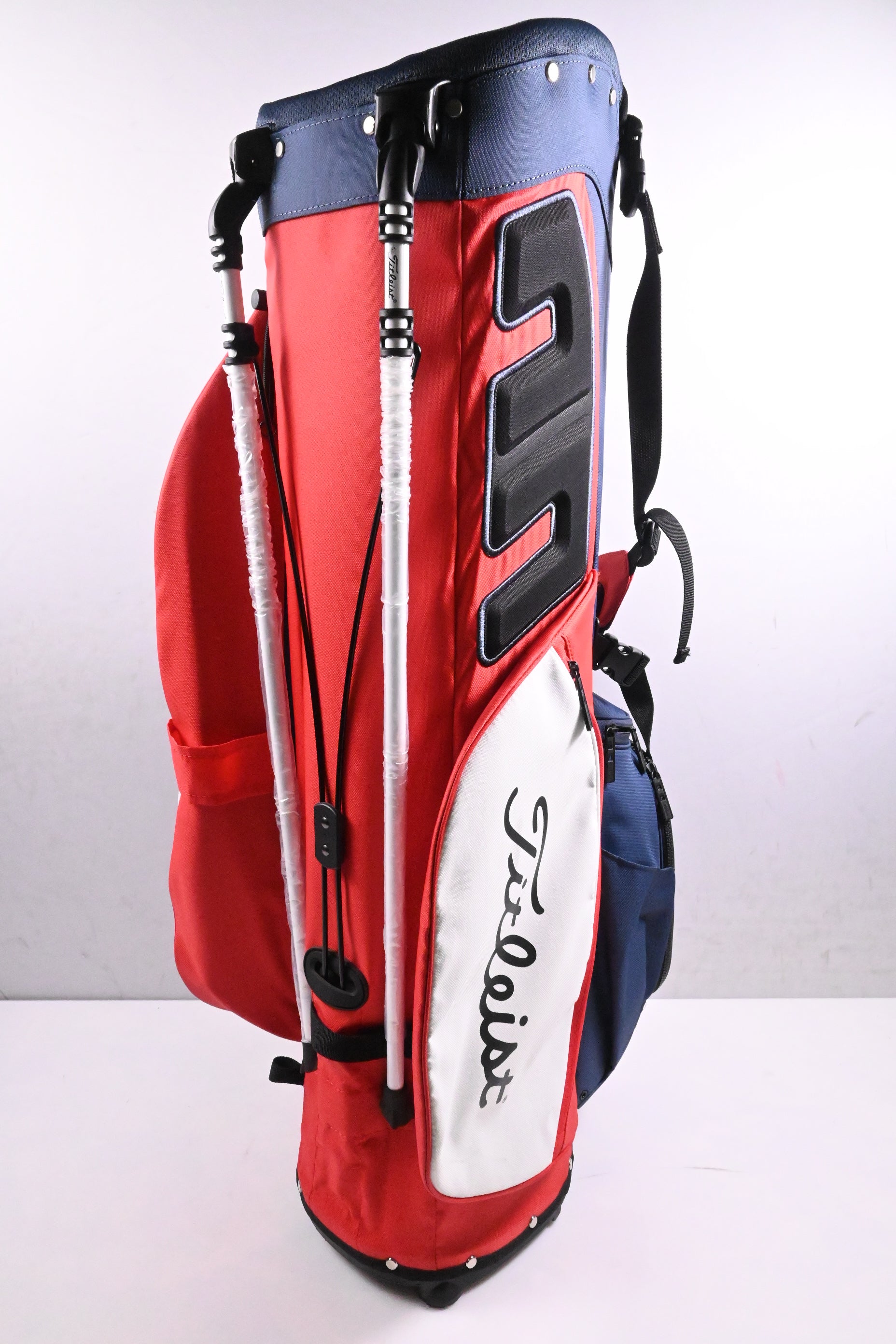 Titleist Players 5 Stand Bag / 5-Way Divider / Blue, White, Red