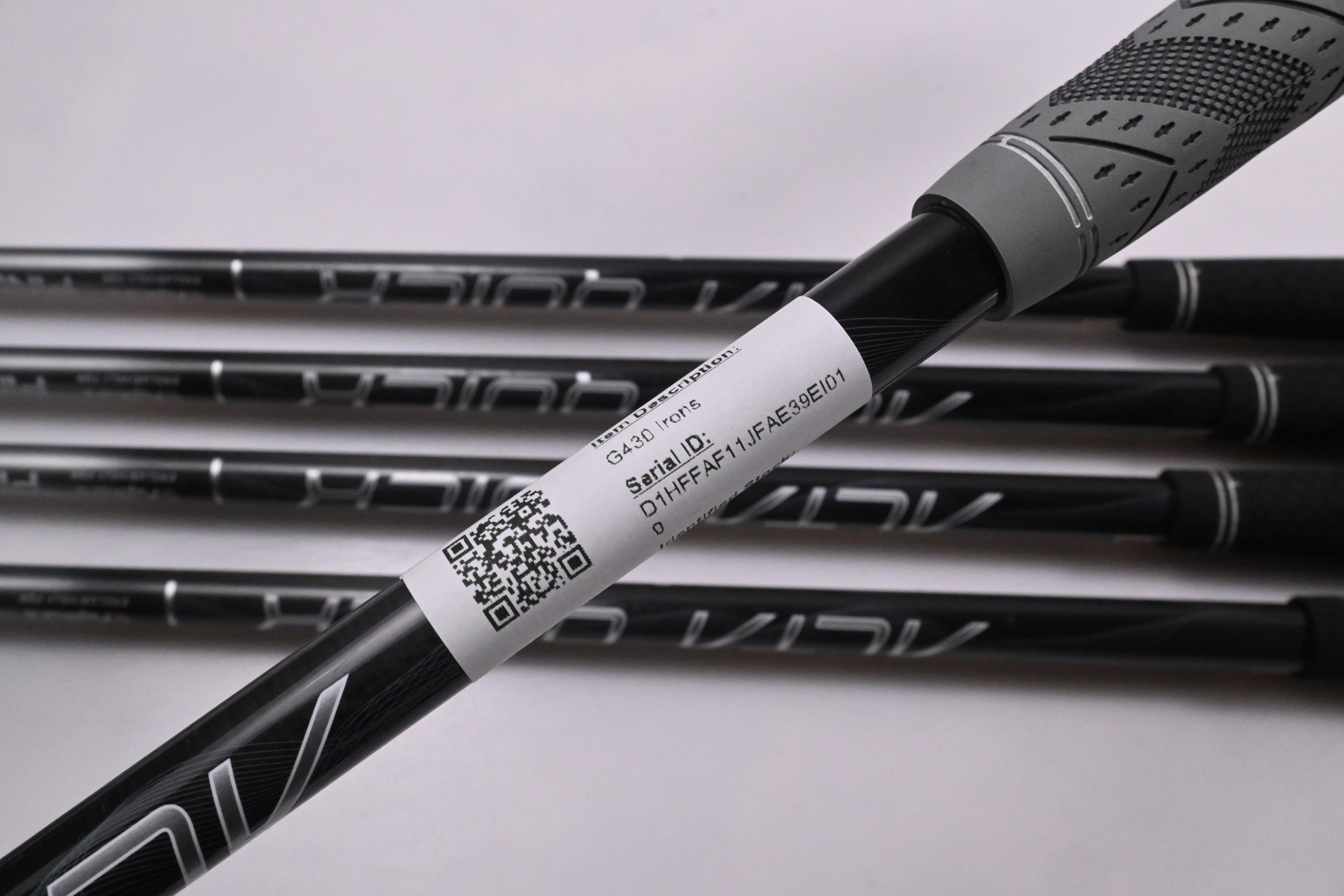 Left Hand Ping G430 Irons / 7-PW+50 / Blue Dot / Senior Flex Ping Alta Quick 35