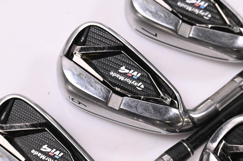 Left Hand Taylormade M4 Irons / 5-PW / Regular Flex Fujikura Atmos Red 6