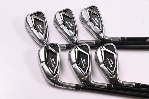 Left Hand Taylormade M4 Irons / 5-PW / Regular Flex Fujikura Atmos Red 6