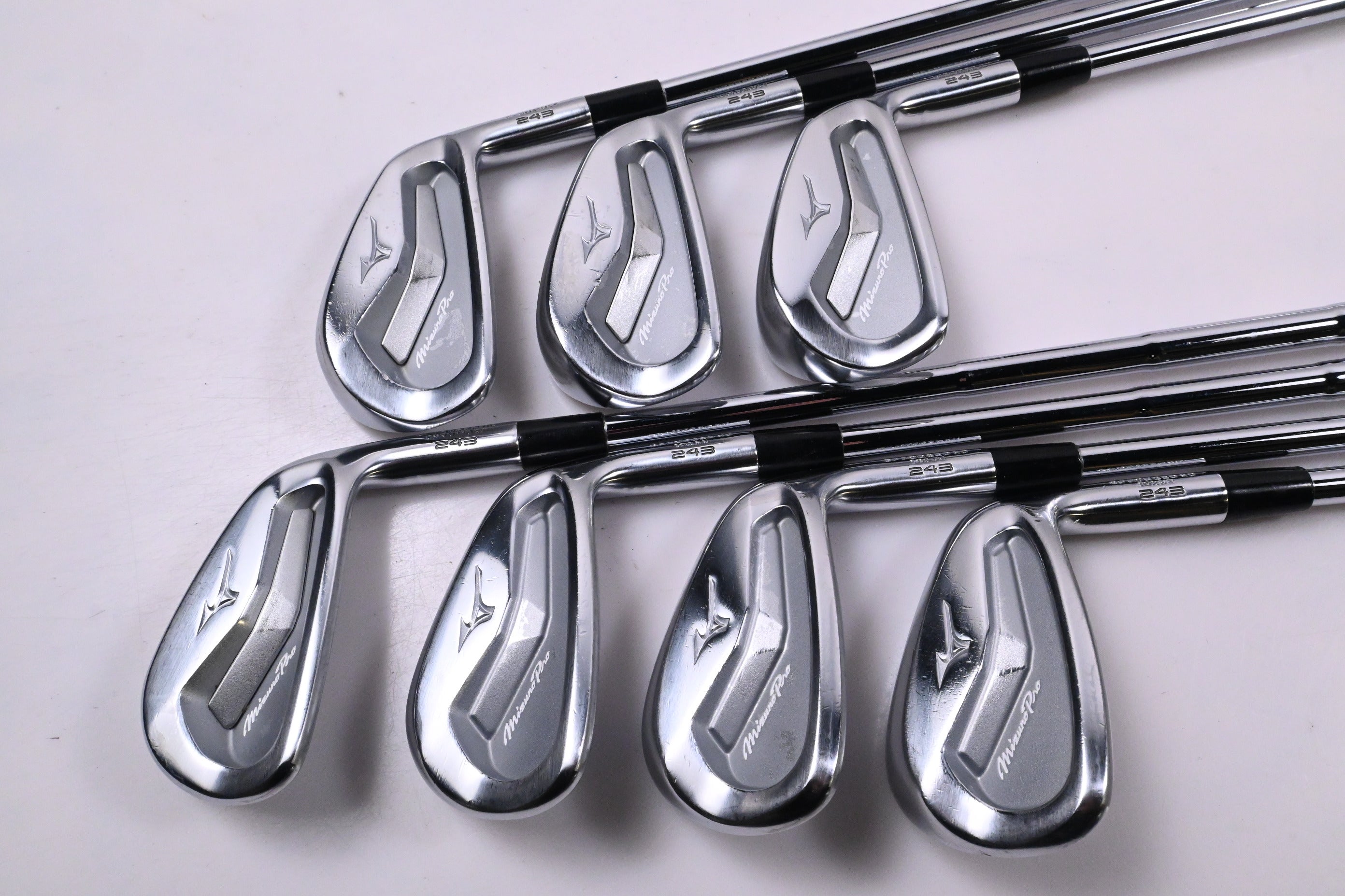 Mizuno Pro 243 Irons / 4-PW / X-Flex Dynamic Gold Mid 115 X100 Shafts