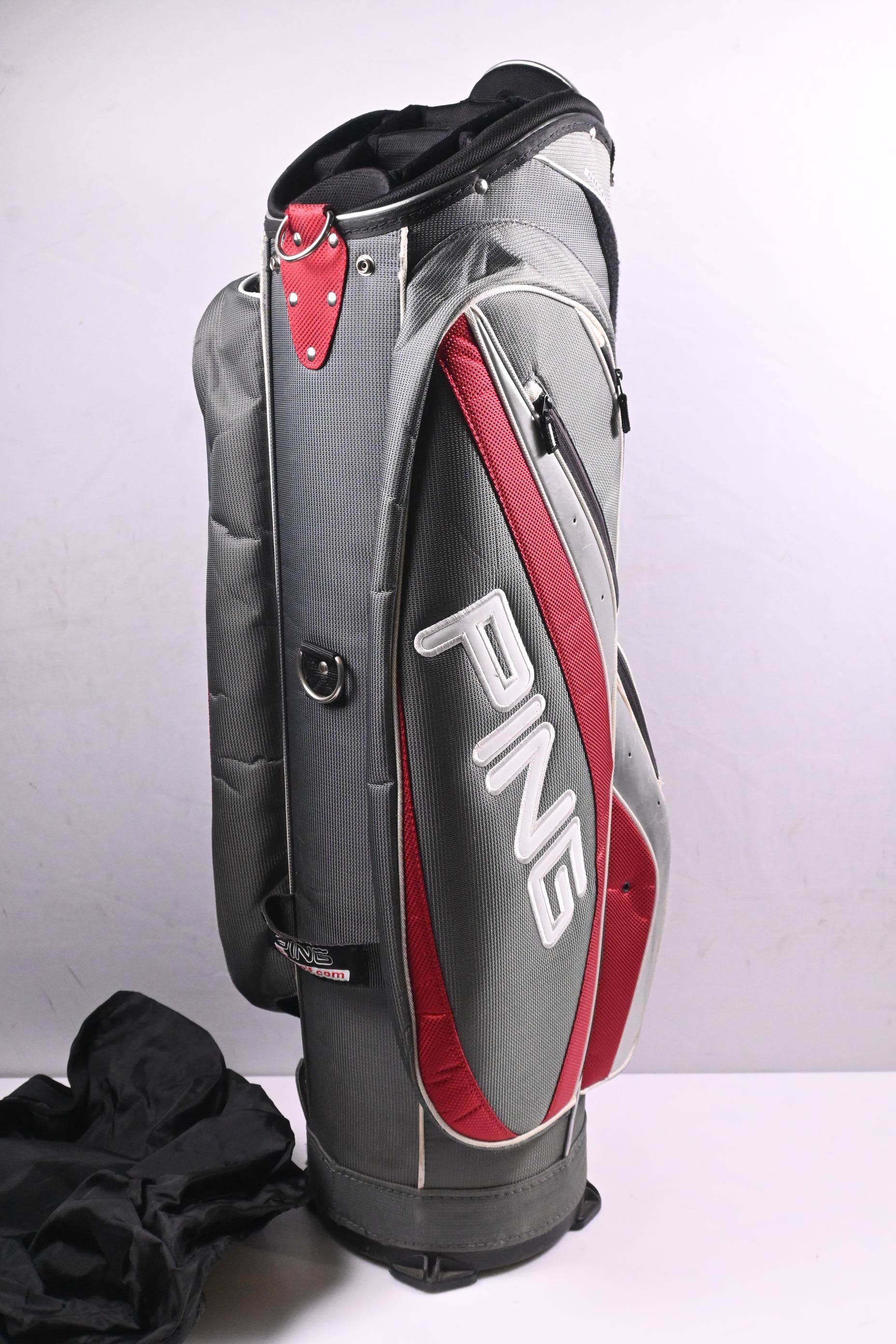 Ping Outlander Cart Bag / 10-Way Divider / Red & Grey
