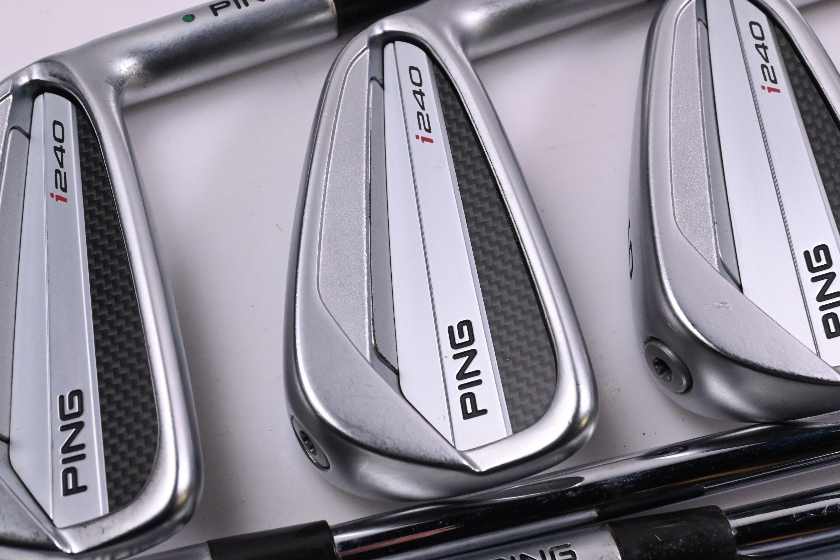 Ping I240 Irons / 4-PW / Green Dot / Stiff Flex N.S.PRO Modus 3 Tour 115 Shafts