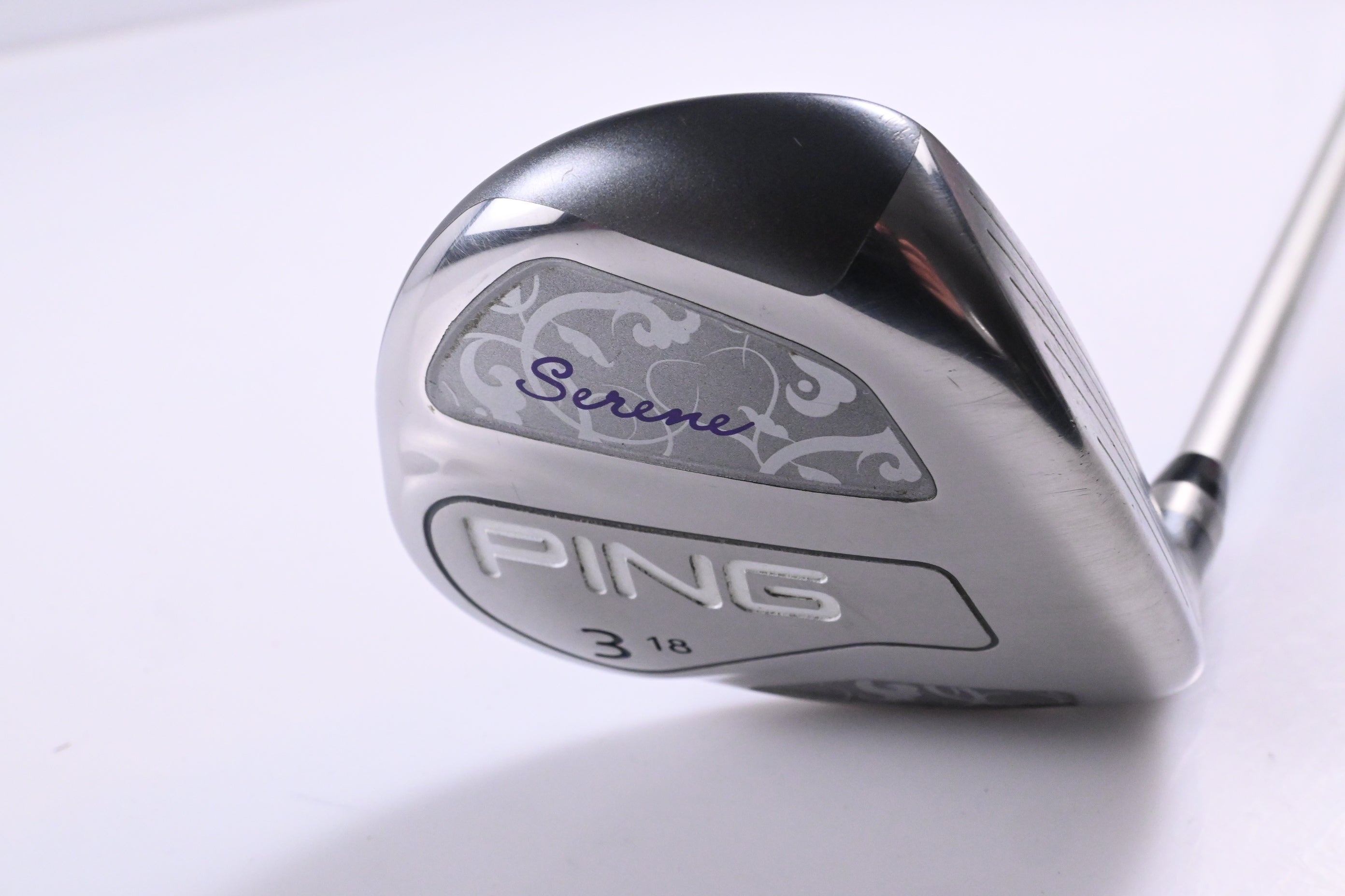 Ladies Ping Serene #3 Wood / 18 Degree / Ladies Flex Ping ULT 210 Shaft