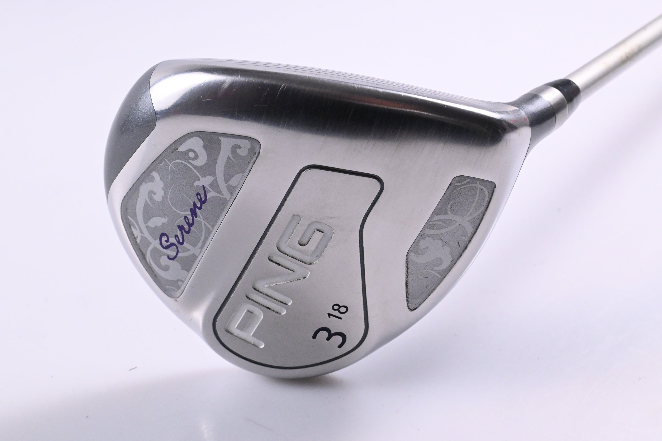 Ladies Ping Serene #3 Wood / 18 Degree / Ladies Flex Ping ULT 210 Shaft