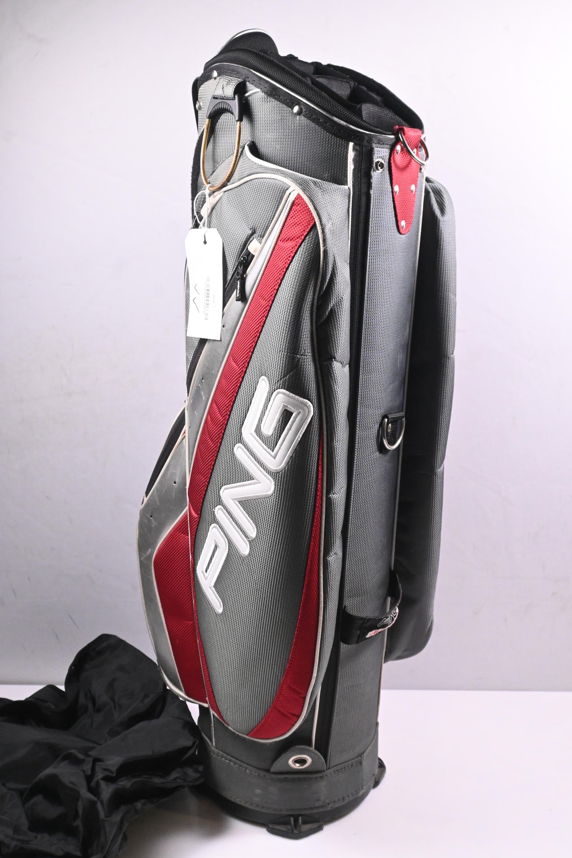 Ping Outlander Cart Bag / 10-Way Divider / Red & Grey