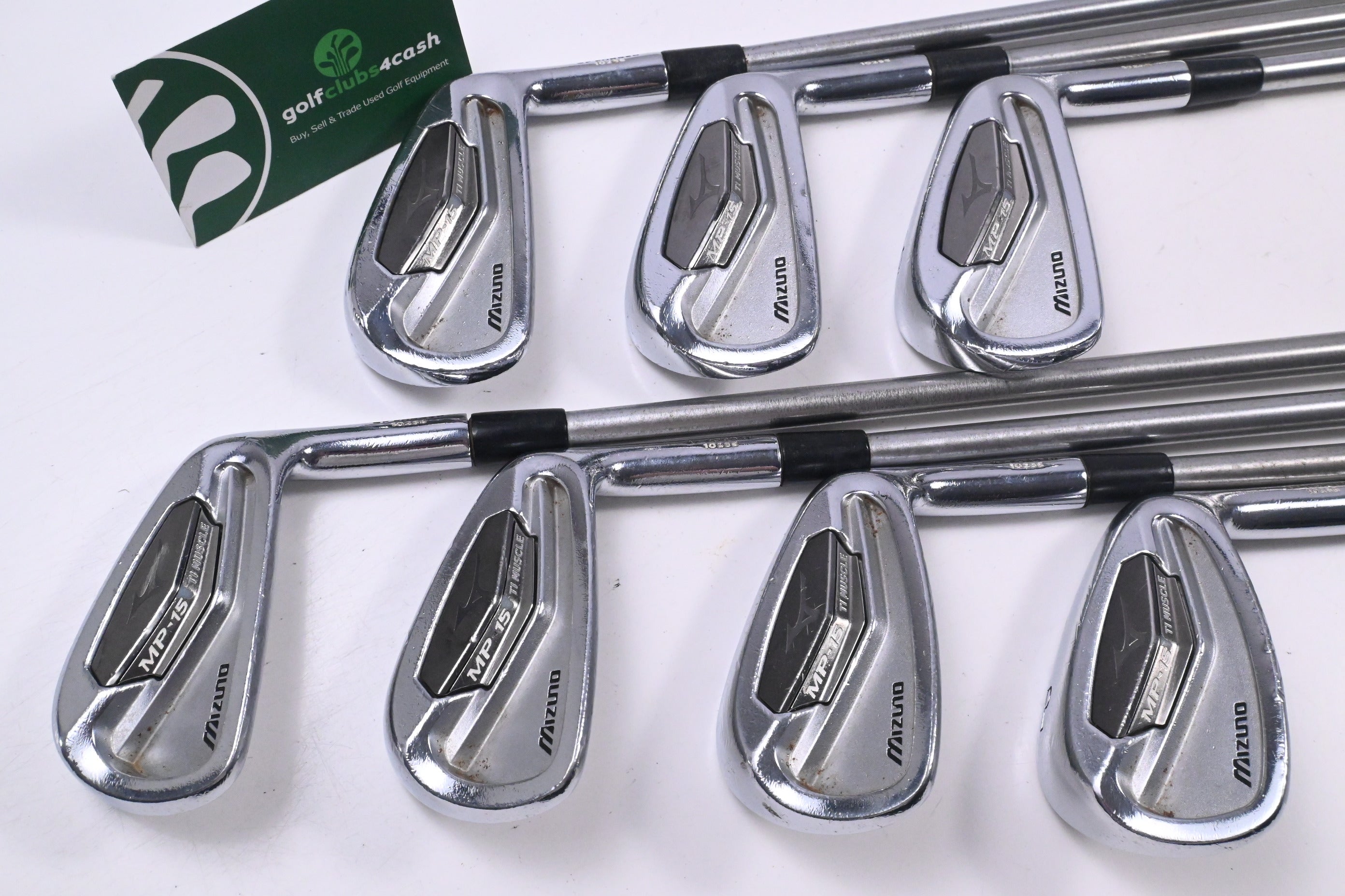Mizuno MP-15 Irons / 4-PW / Stiff Flex KBS Tour C-Taper Lite 110 Shafts