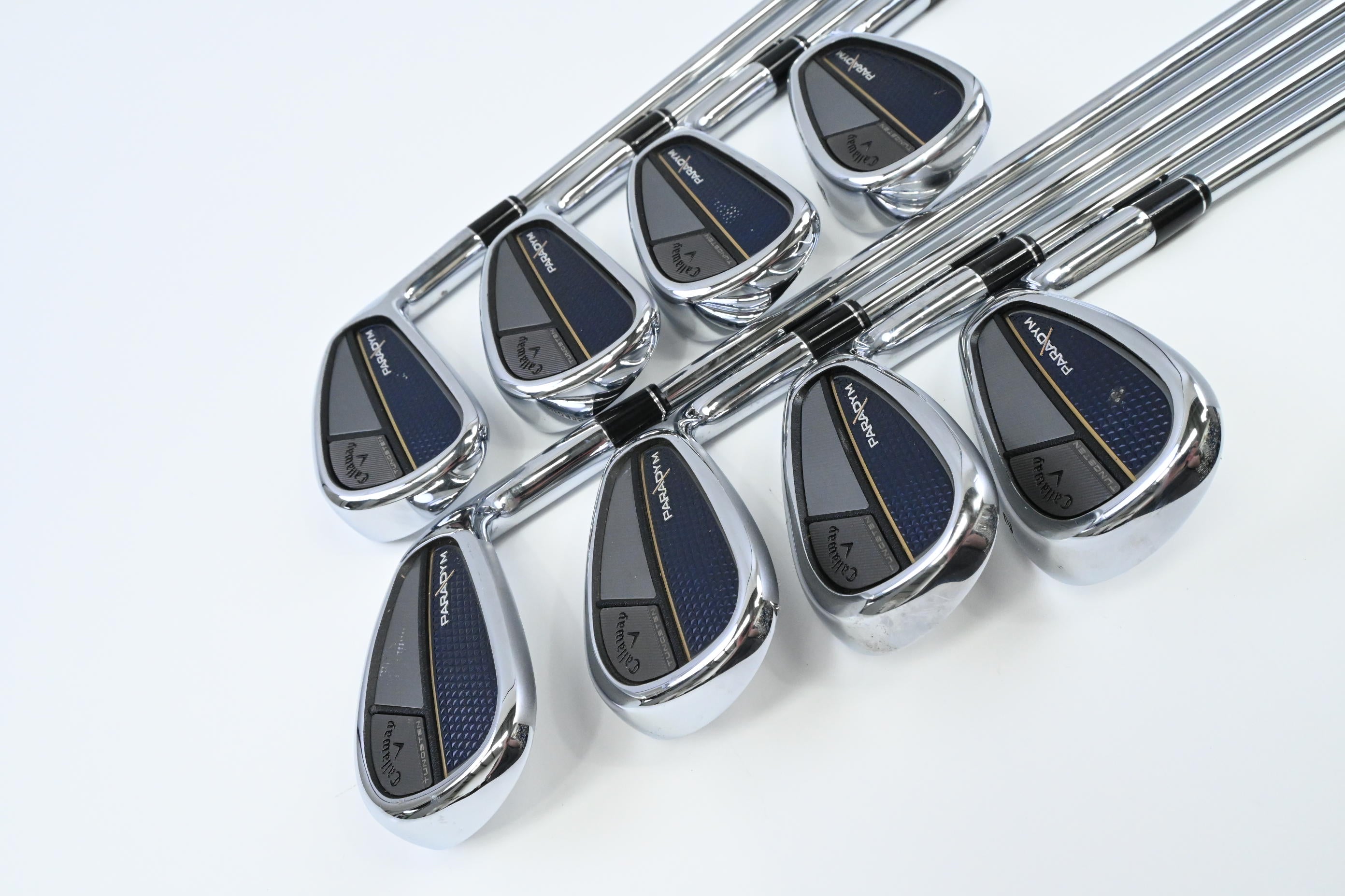 Callaway Paradym Irons / 5-PW+AW+52°/ Regular Flex Project X Rifle Shafts