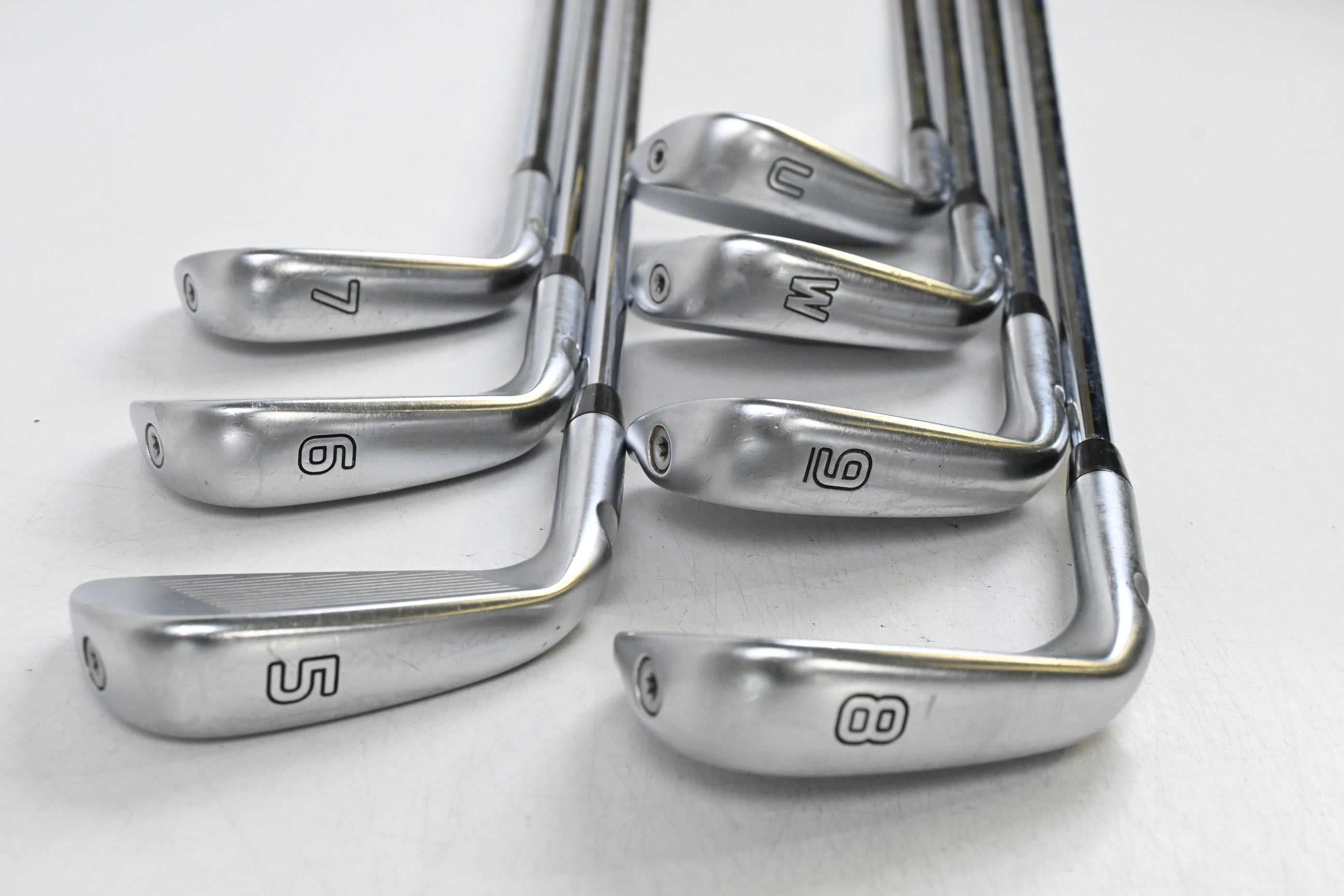 Ping i500 Irons / 5-PW+GW / Orange Dot / Regular Flex Ping AWT 2.0 Shafts