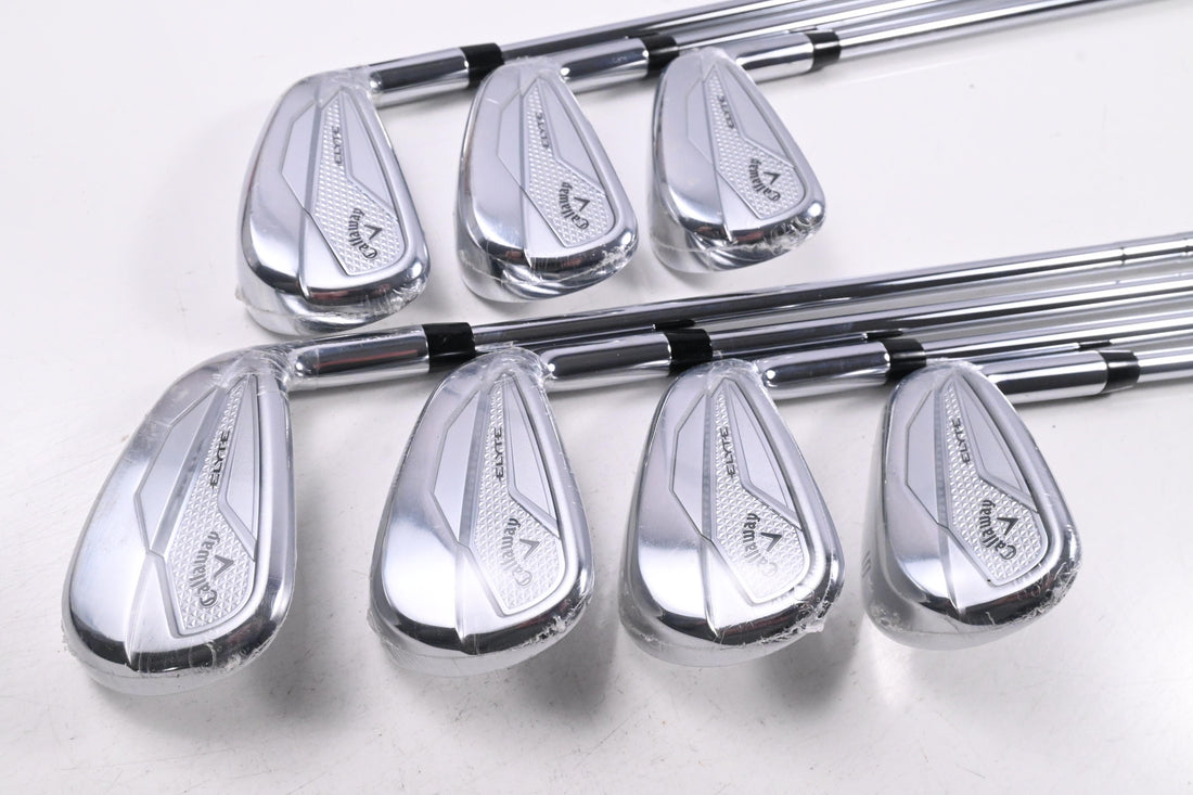 Callaway Elyte Irons / 5-PW+SW / Regular Flex Vector 80 Shafts