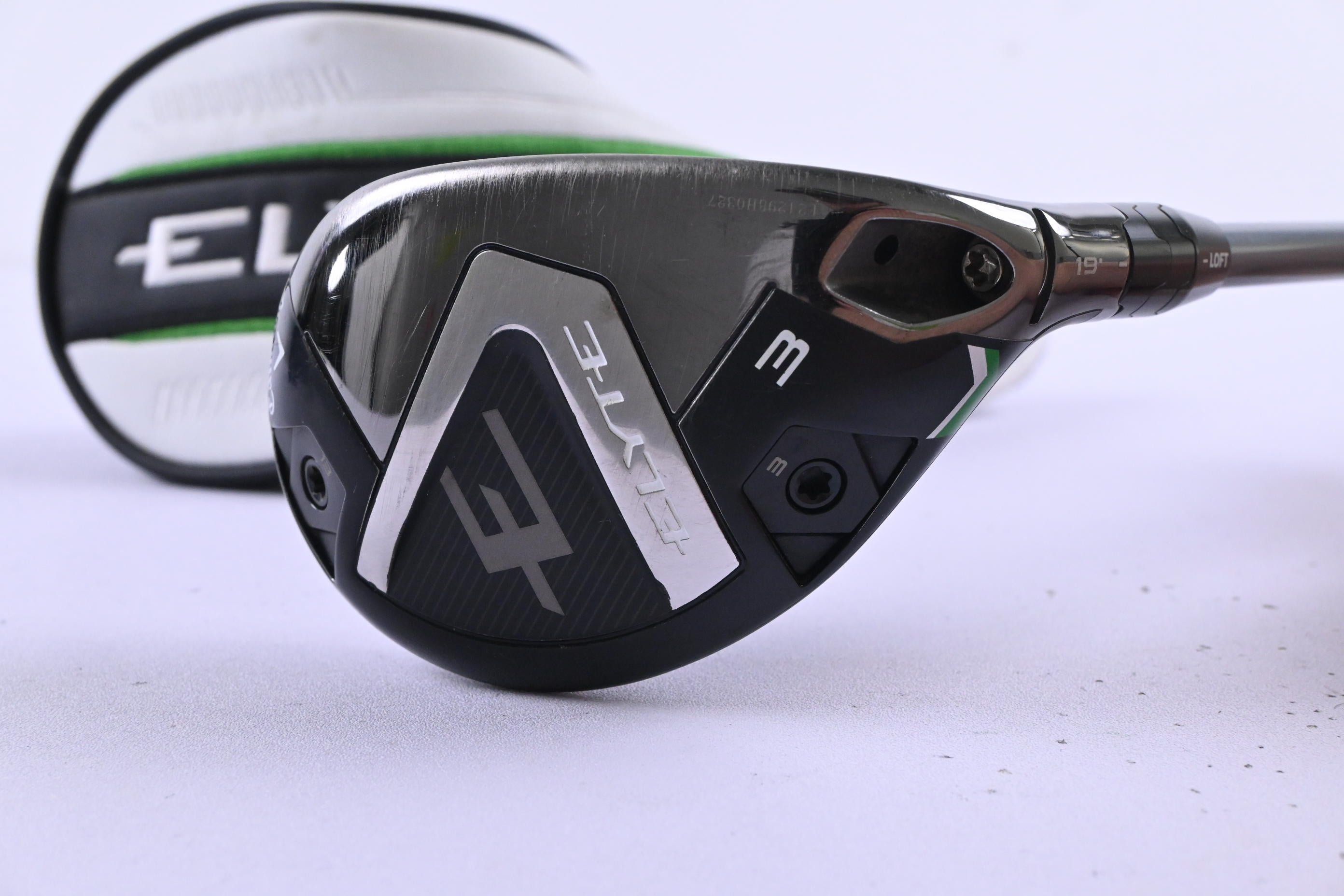 Callaway Elyte #3 Hybrid / 19 Degree / Stiff Flex Denali Charcoal 70 Shaft