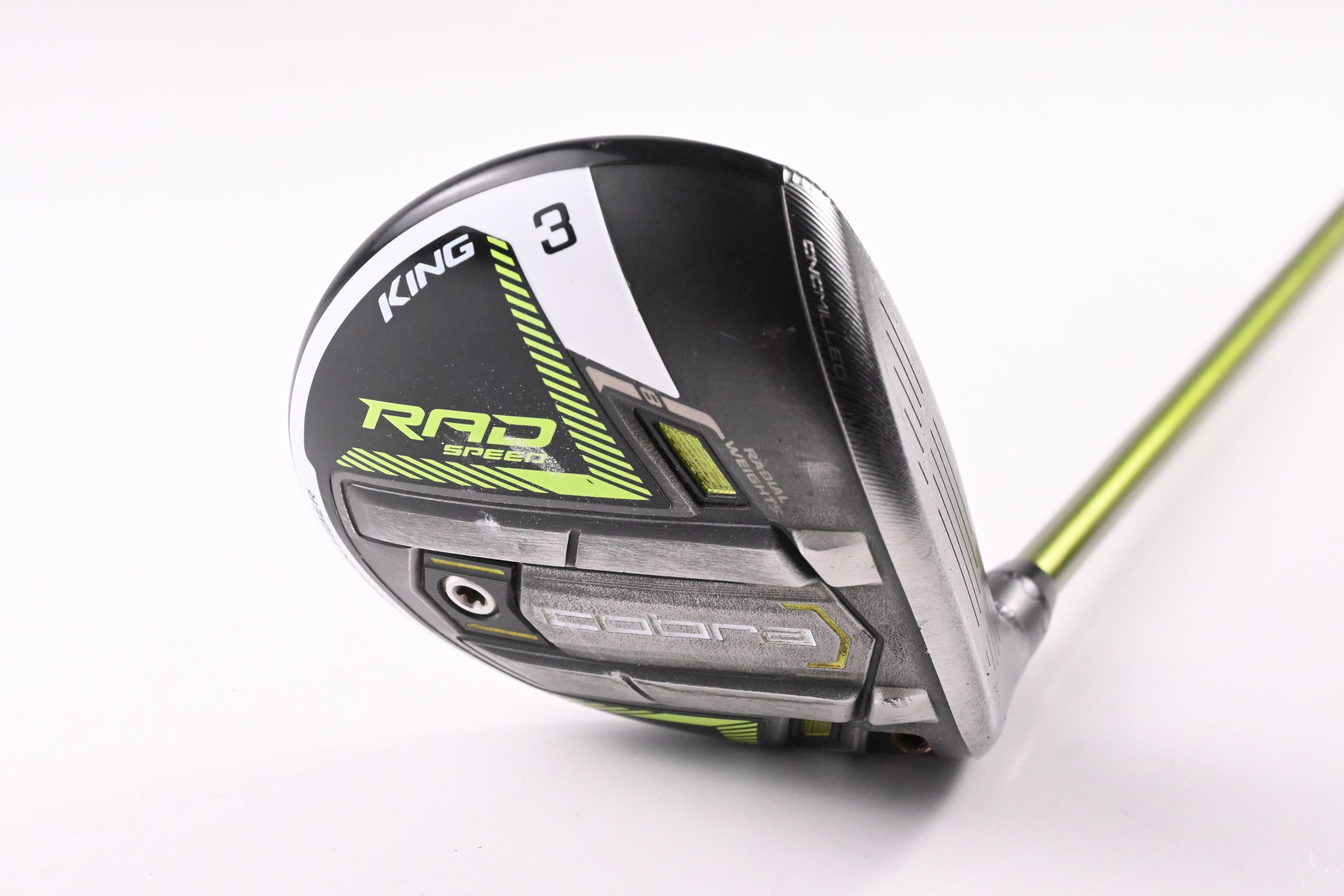 Cobra King Radspeed #3 Wood / 14.5 Degree / Stiff Flex Aldila NVS Green 55 Shaft