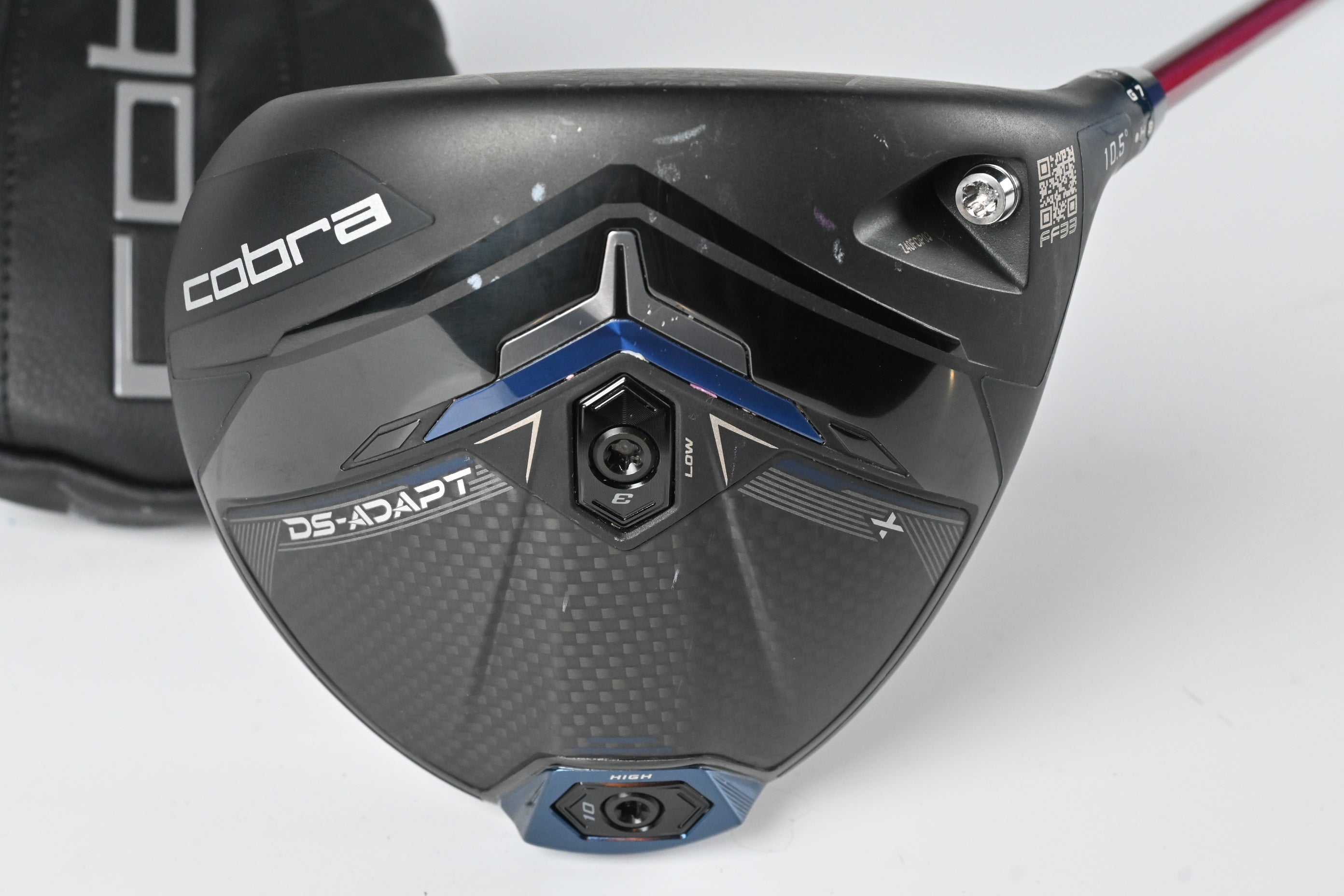 Cobra DS-Adapt X Driver / 10.5 Degree / Stiff Flex Denali Red 50 Shaft