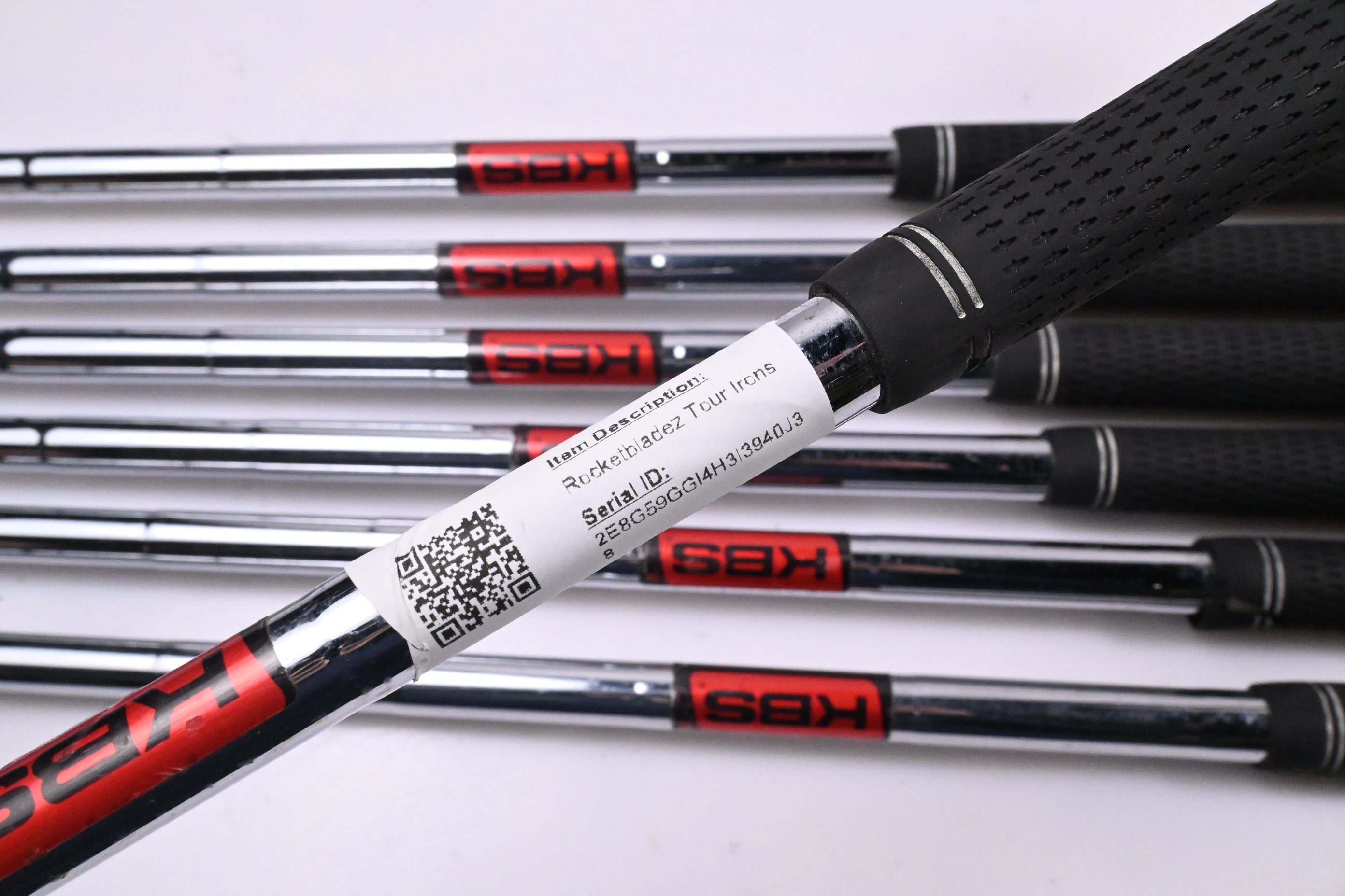 Taylormade Rocketbladez Tour Irons / 4-PW / Stiff Flex KBS Tour Shafts