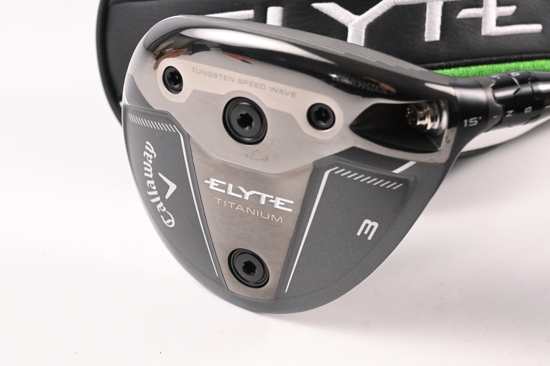 Tour Issue Callaway Elyte Titanium #3 Wood / 15 Degree / TX-Flex Tensei 1K Pro