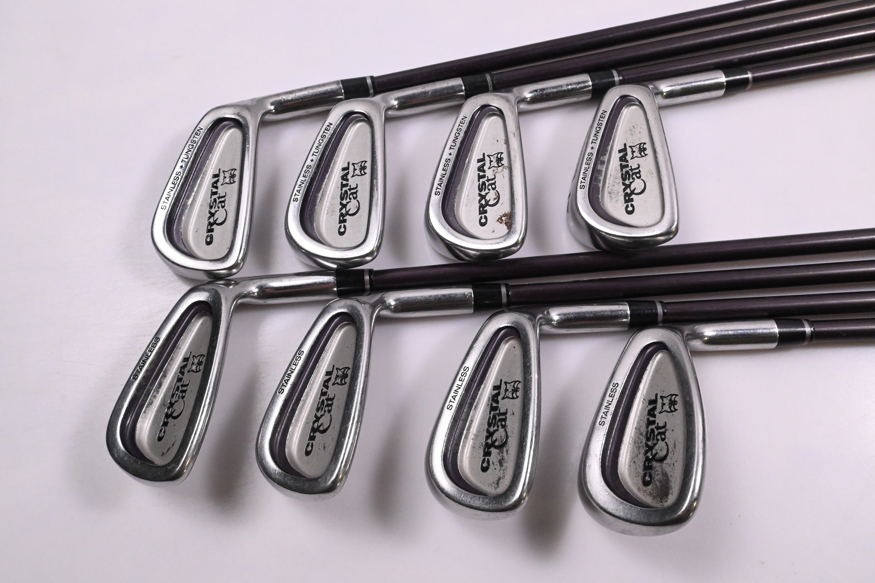 Ladies Lynx Crystal Cat Irons / 4-PW+SW / Ladies Flex Lynx Shafts