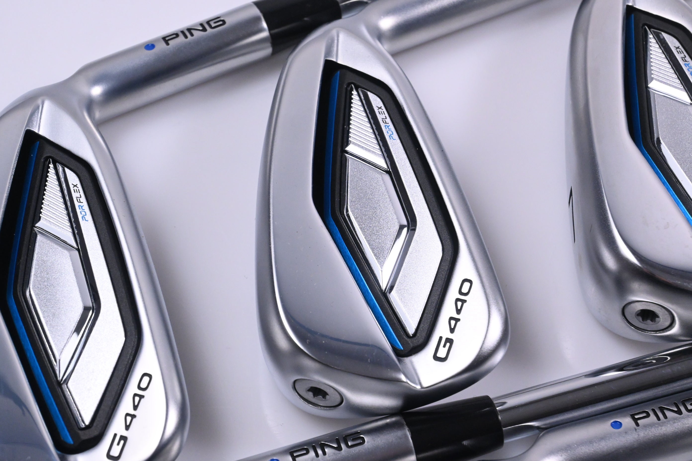 Ping G440 Irons / 5-PW / Blue Dot / Regular Flex Ping AWT 3.0 Shafts