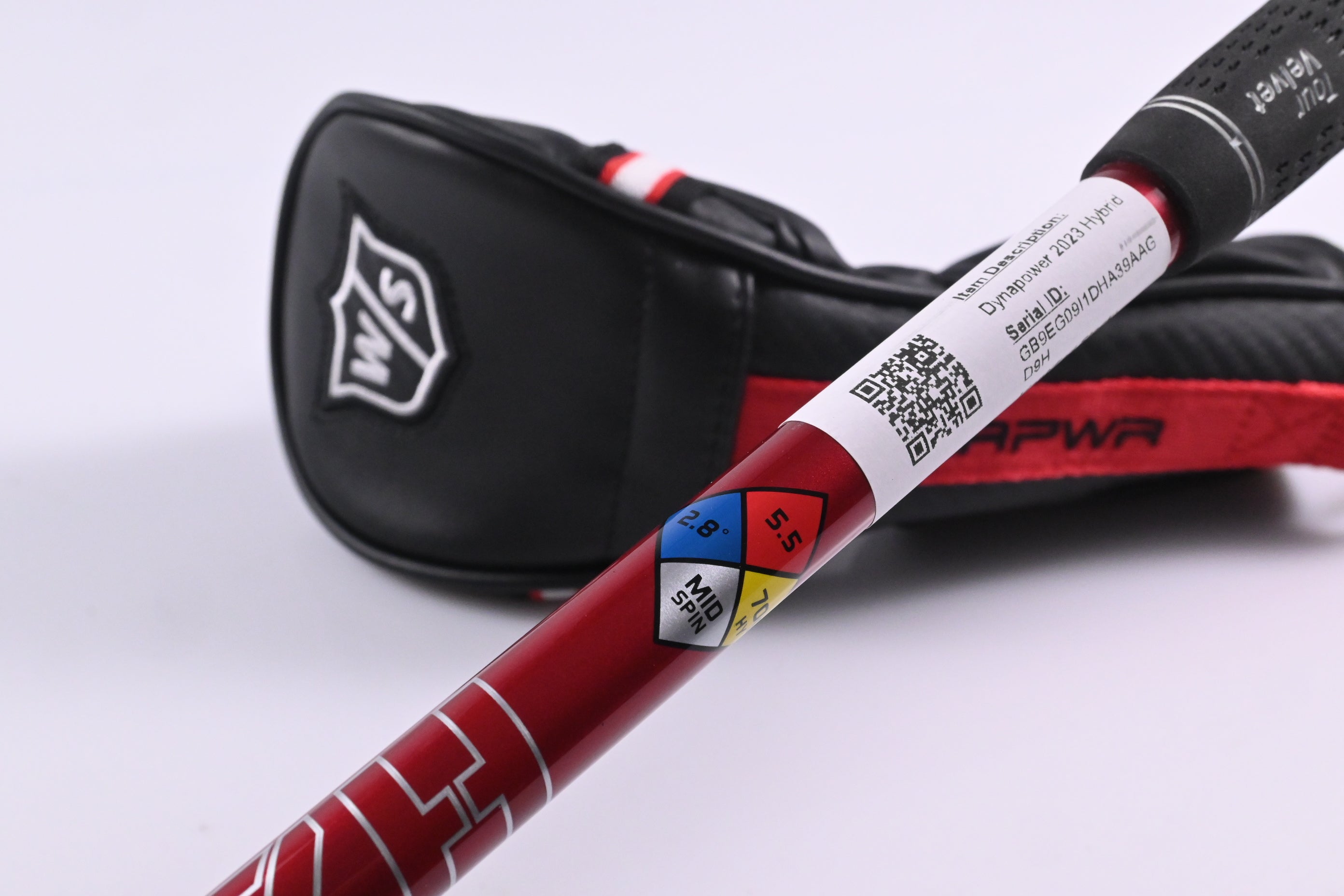 Wilson Dynapower 2023 #5 Hybrid / 25 Degree / Regular Flex HZRDUS RDX Smoke Red