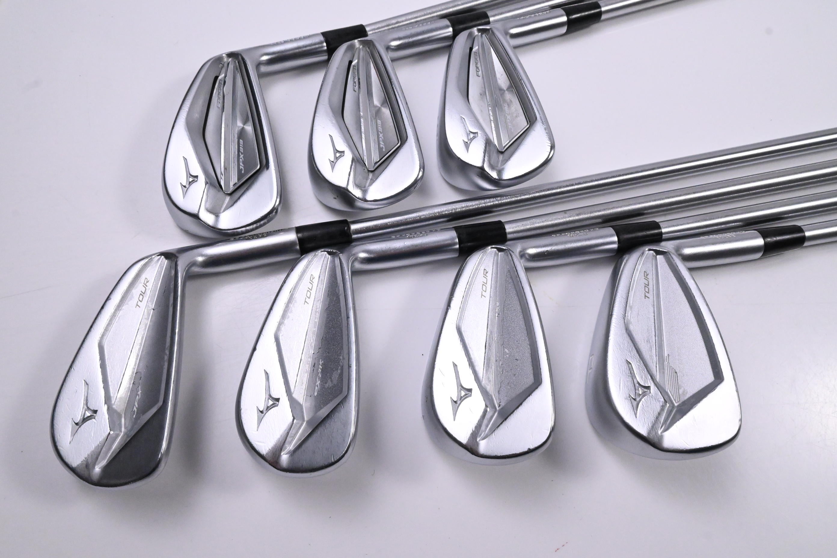 Mizuno JPX 919 Forged/Tour Combo Irons / 4-PW / X-Flex KBS Tour C-Taper Lite 115