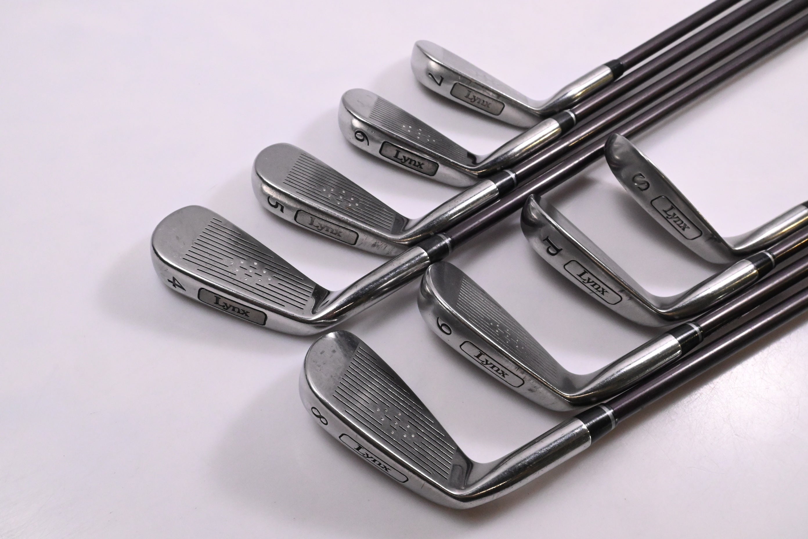 Ladies Lynx Crystal Cat Irons / 4-PW+SW / Ladies Flex Lynx Shafts
