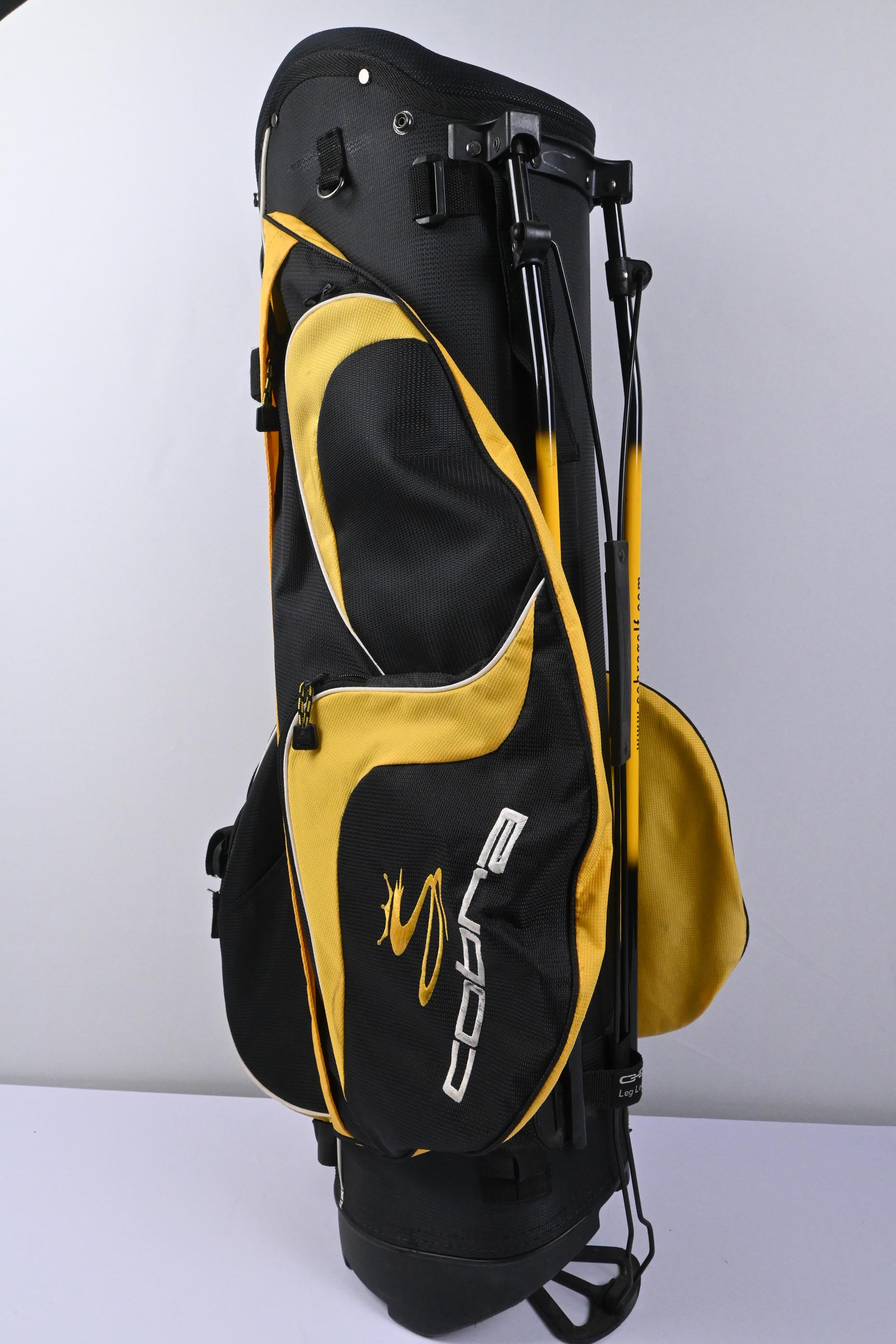 Cobra Stand Bag / 6-Way Divider / Black & Yellow