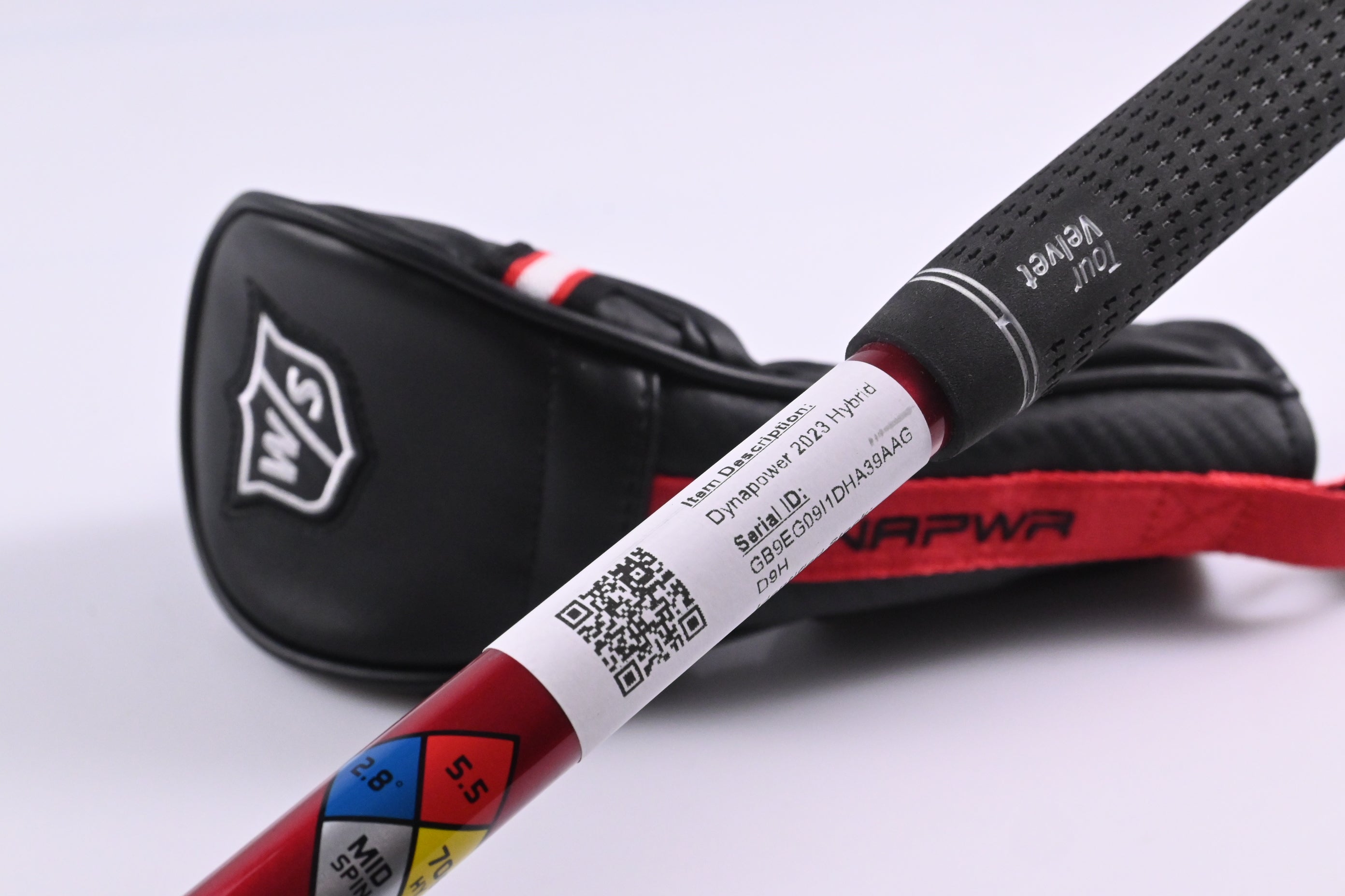 Wilson Dynapower 2023 #5 Hybrid / 25 Degree / Regular Flex HZRDUS RDX Smoke Red