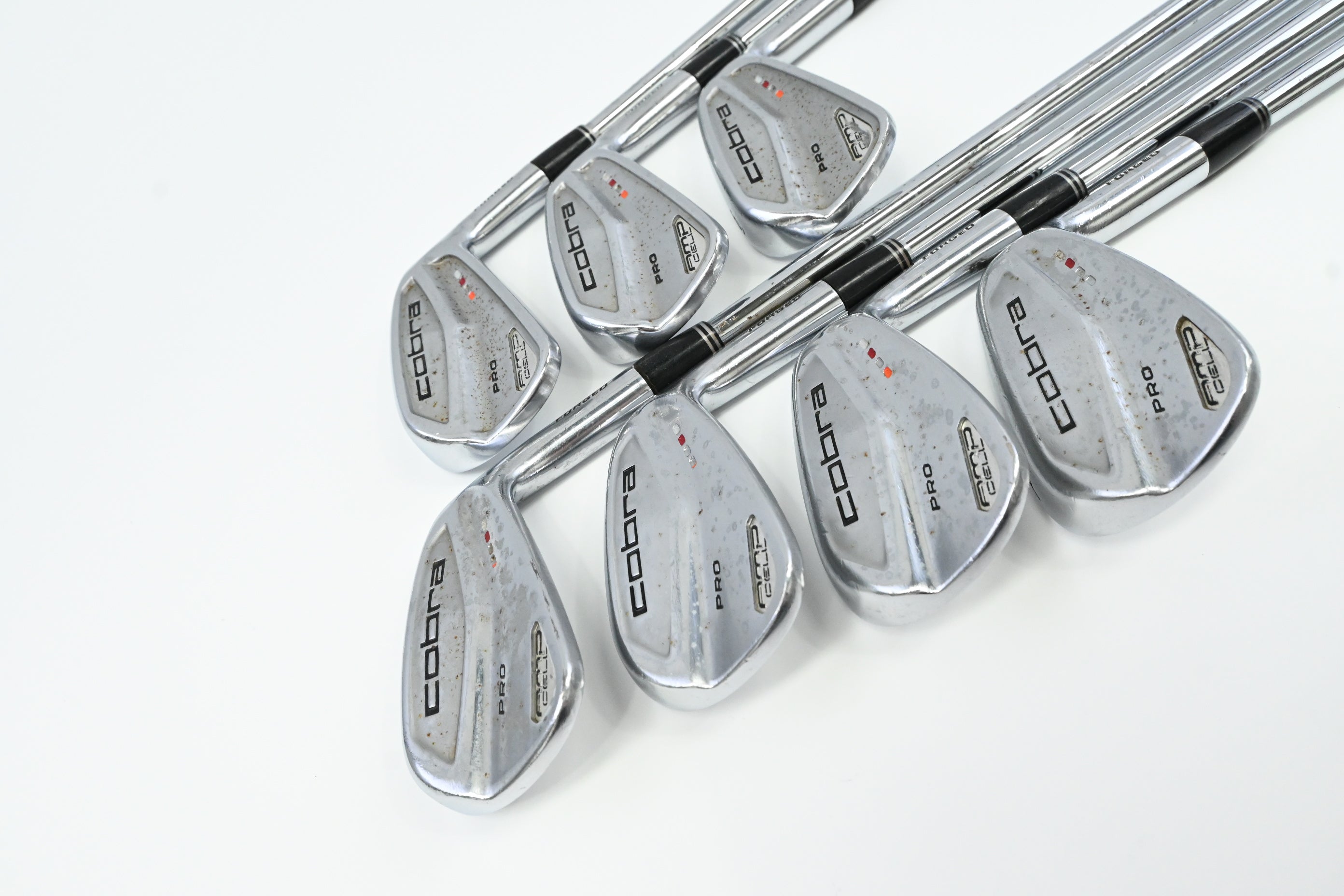 Cobra AMP Cell Pro Irons / 4-PW / Stiff Flex Dynamic Gold S300 Shaft