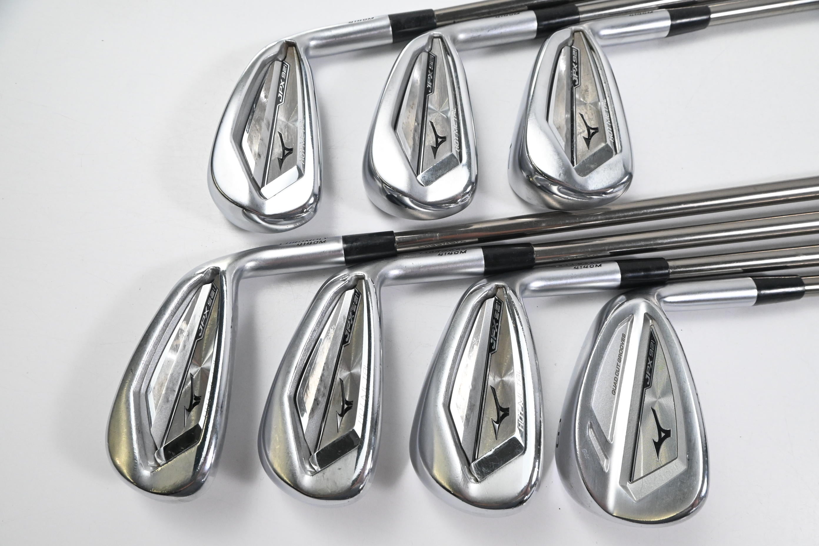 Mizuno JPX 921 Hot Metal Irons / 5-PW+GW / Regular Flex UST Recoil ESX 460 Shafts