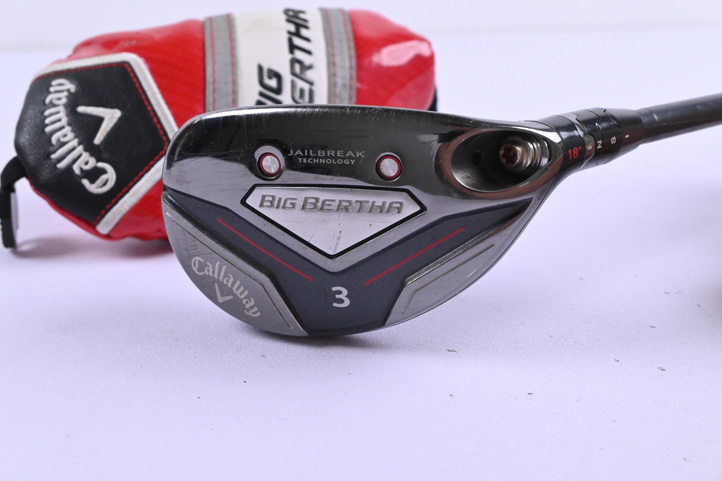 Callaway Big Bertha #3 Hybrid / 18 Degree / Stiff Flex UST Recoil ESX 460 Shaft