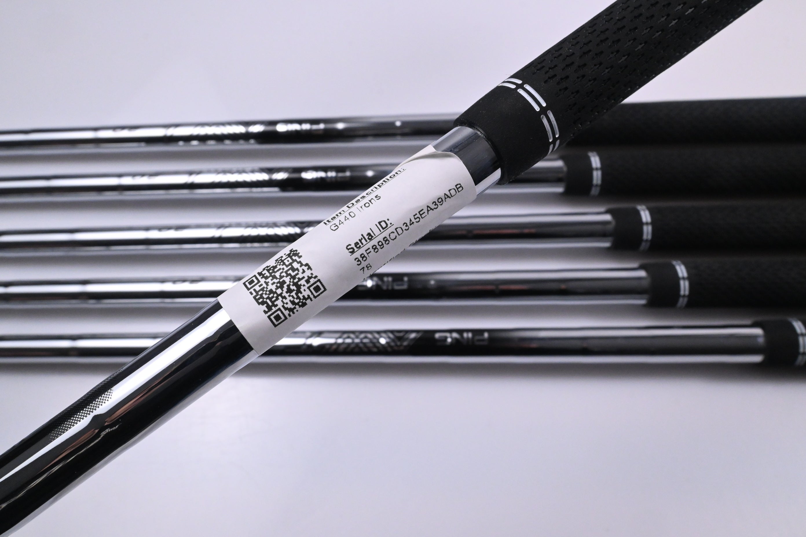Ping G440 Irons / 5-PW / Blue Dot / Regular Flex Ping AWT 3.0 Shafts