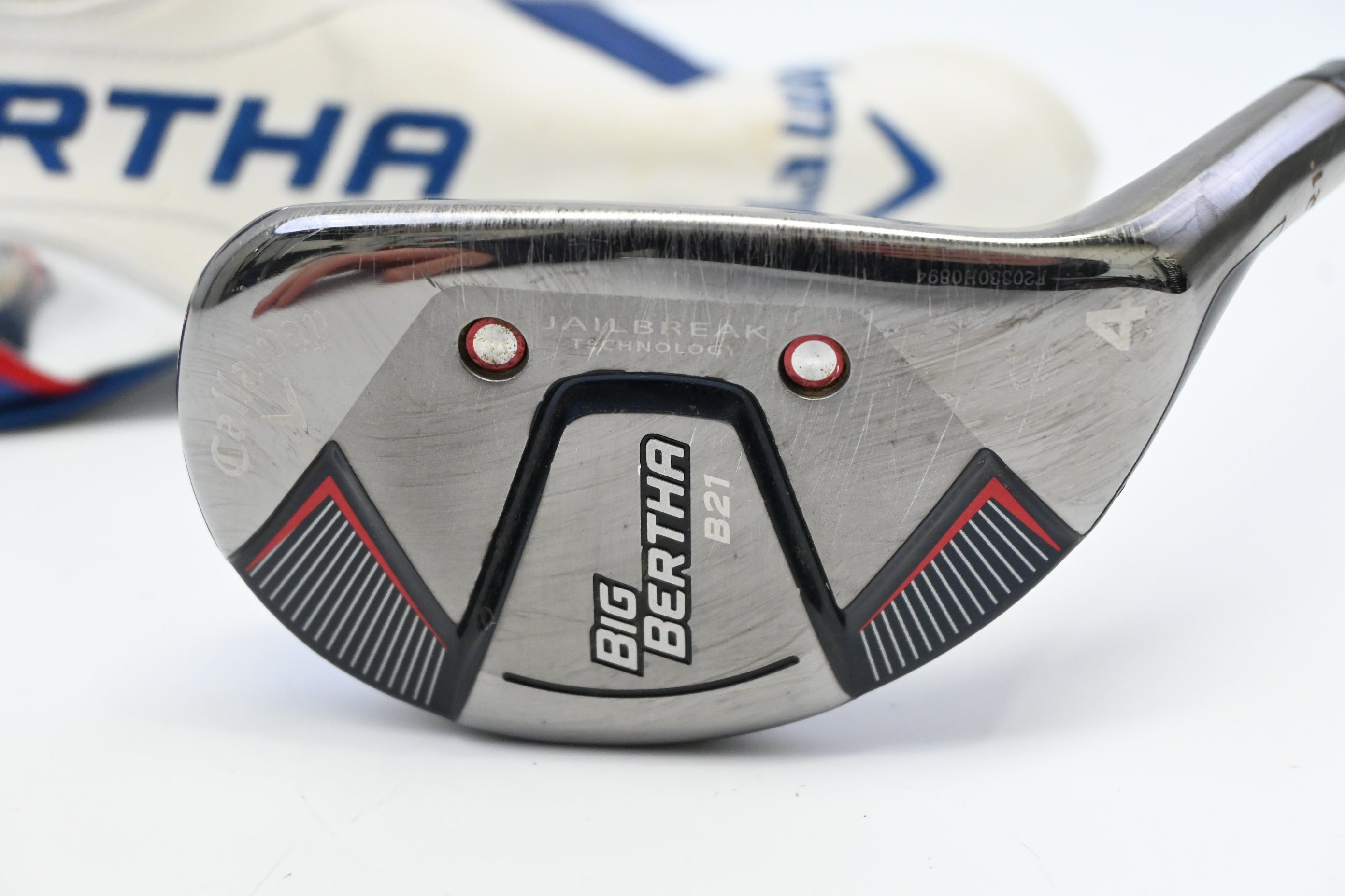 Callaway Big Bertha B21 #4 Hybrid / 21 Degree / Stiff Flex RCH 65 Shaft
