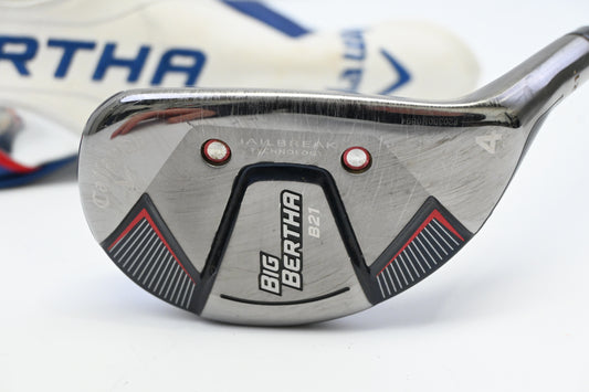 Callaway Big Bertha B21 #4 Hybrid / 21 Degree / Stiff Flex RCH 65 Shaft