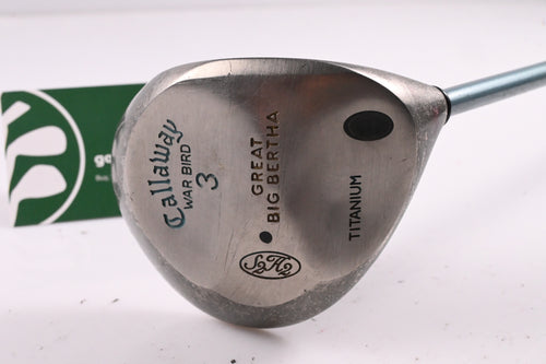Ladies Great Callaway Big Bertha Warbird #3 Wood / 15 Degree / Ladies Flex Gems