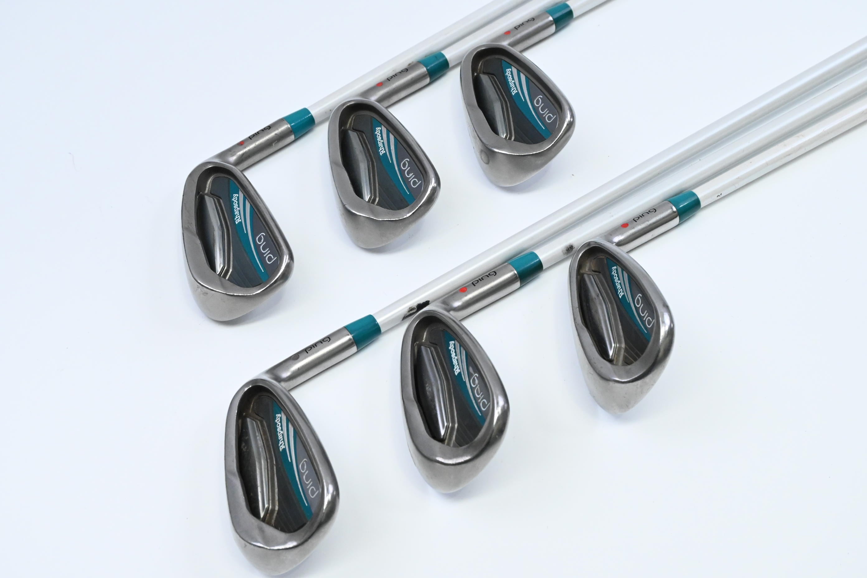 Ladies Ping Rhapsody Irons / 7-PW+UW+SW / Red Dot / Ladies Flex Ping ULT 220