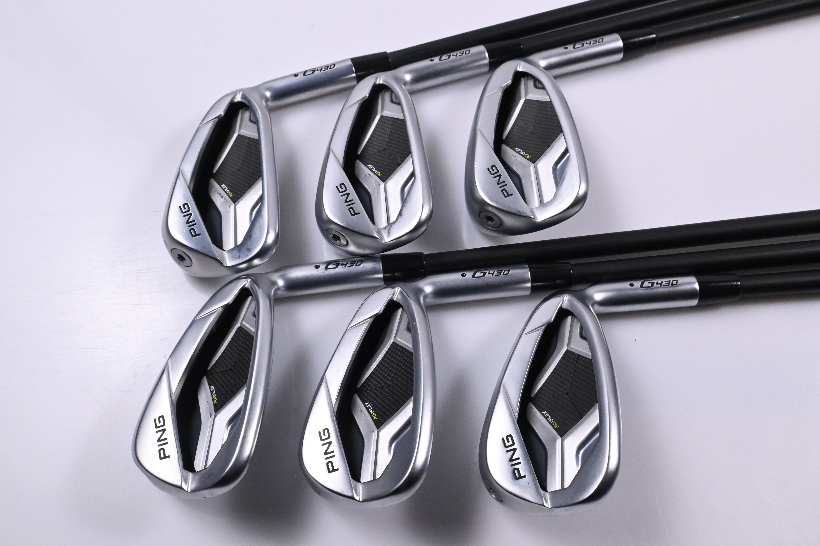Ping G430 Irons / 6-PW+45° / Black Dot / Senior Flex Ping Alta CB Black Shafts